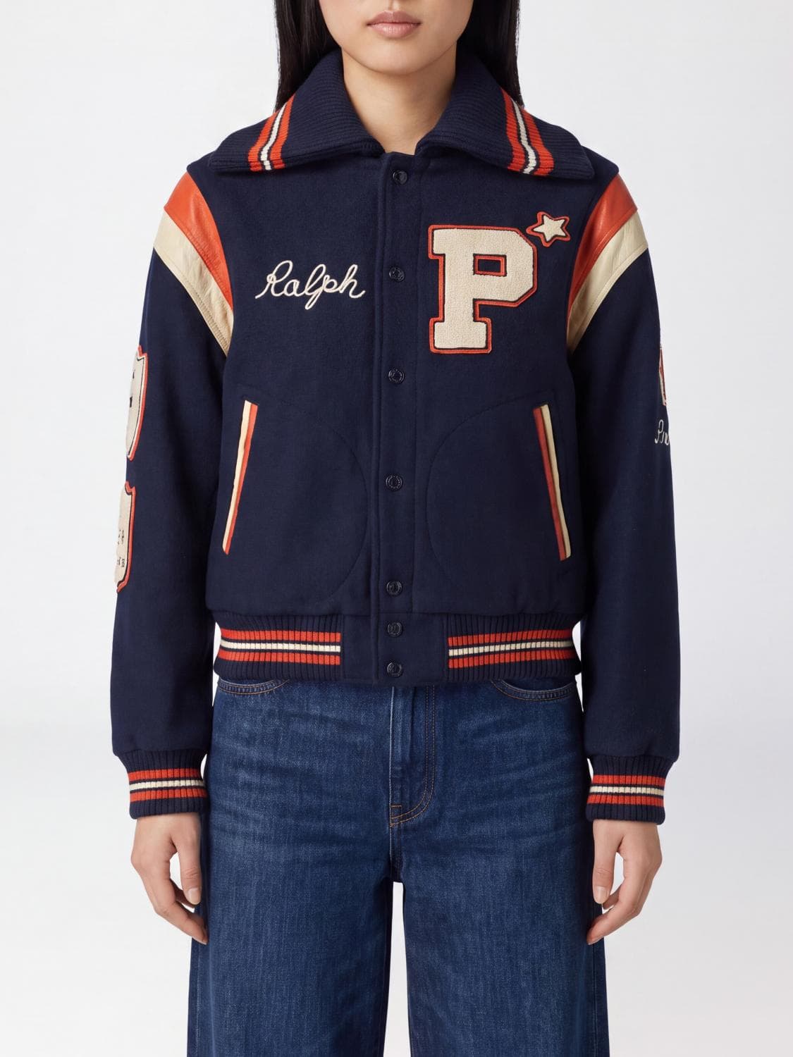 Polo Ralph Lauren Jacket Woman color Navy