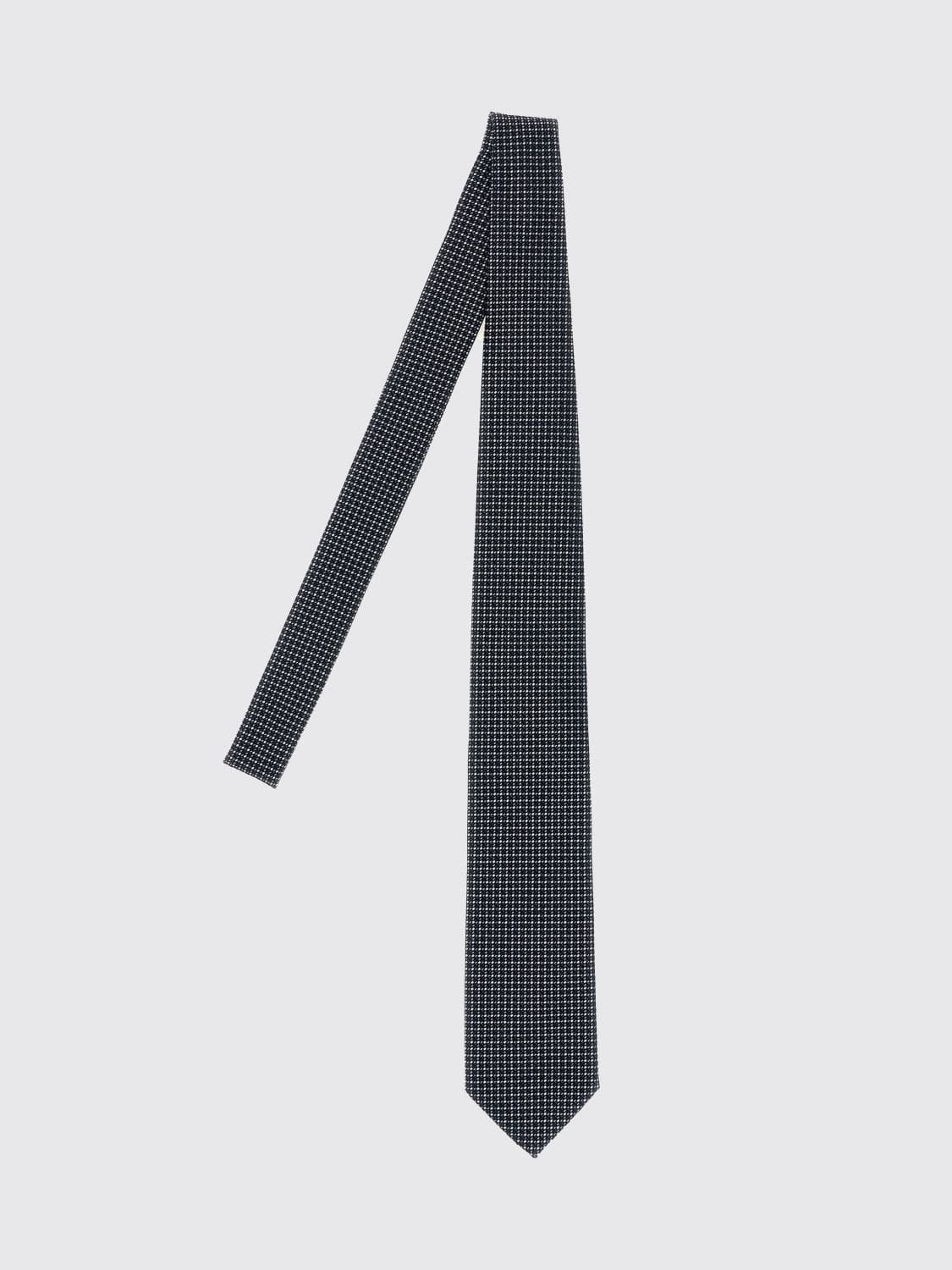 Brioni Silk Tie with a Geometric and Abstract Pattern