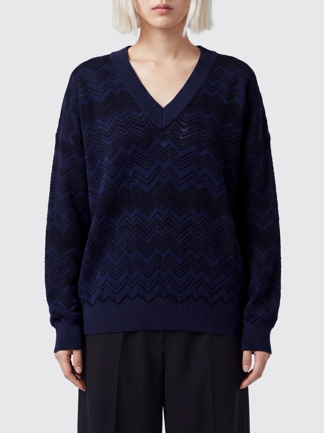 Missoni Sweater Woman color Navy