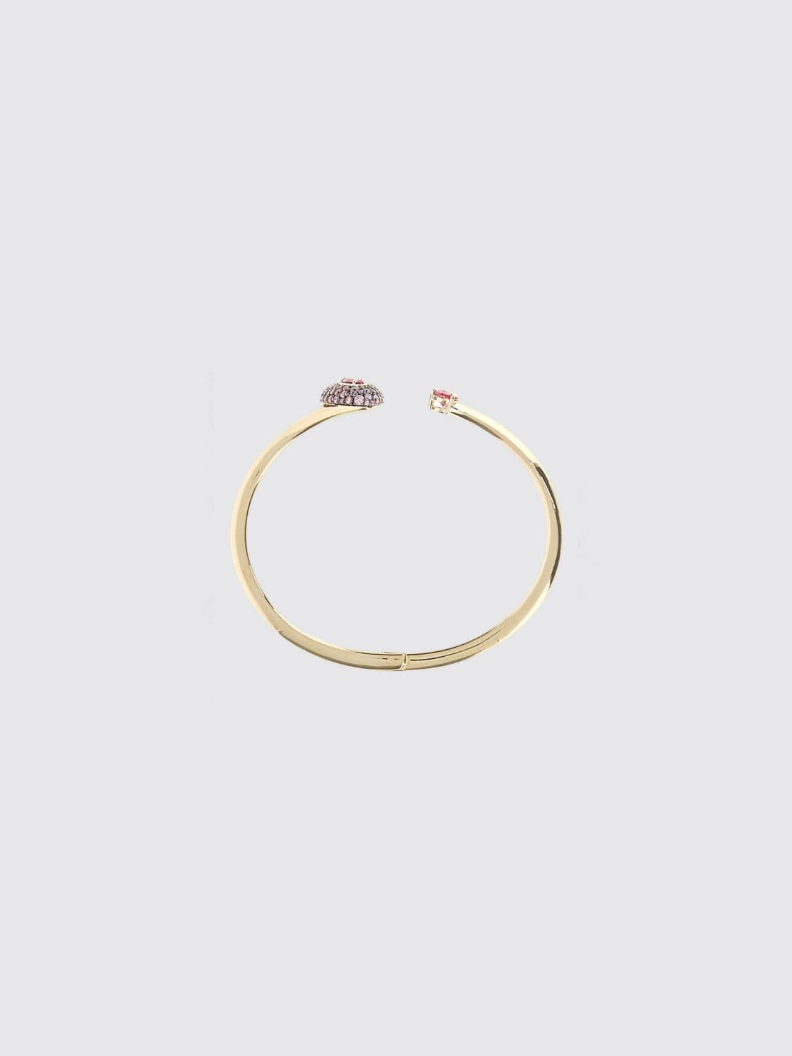 Swarovski Sublima Rigid Bracelet in 18k Gold-Plated Metal with Crystals · OS
