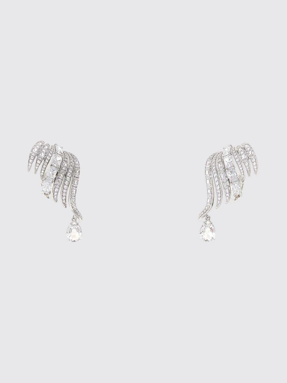 Swarovski Vienna Earrings in 18k Gold-Plated Metal with Crystals · OS