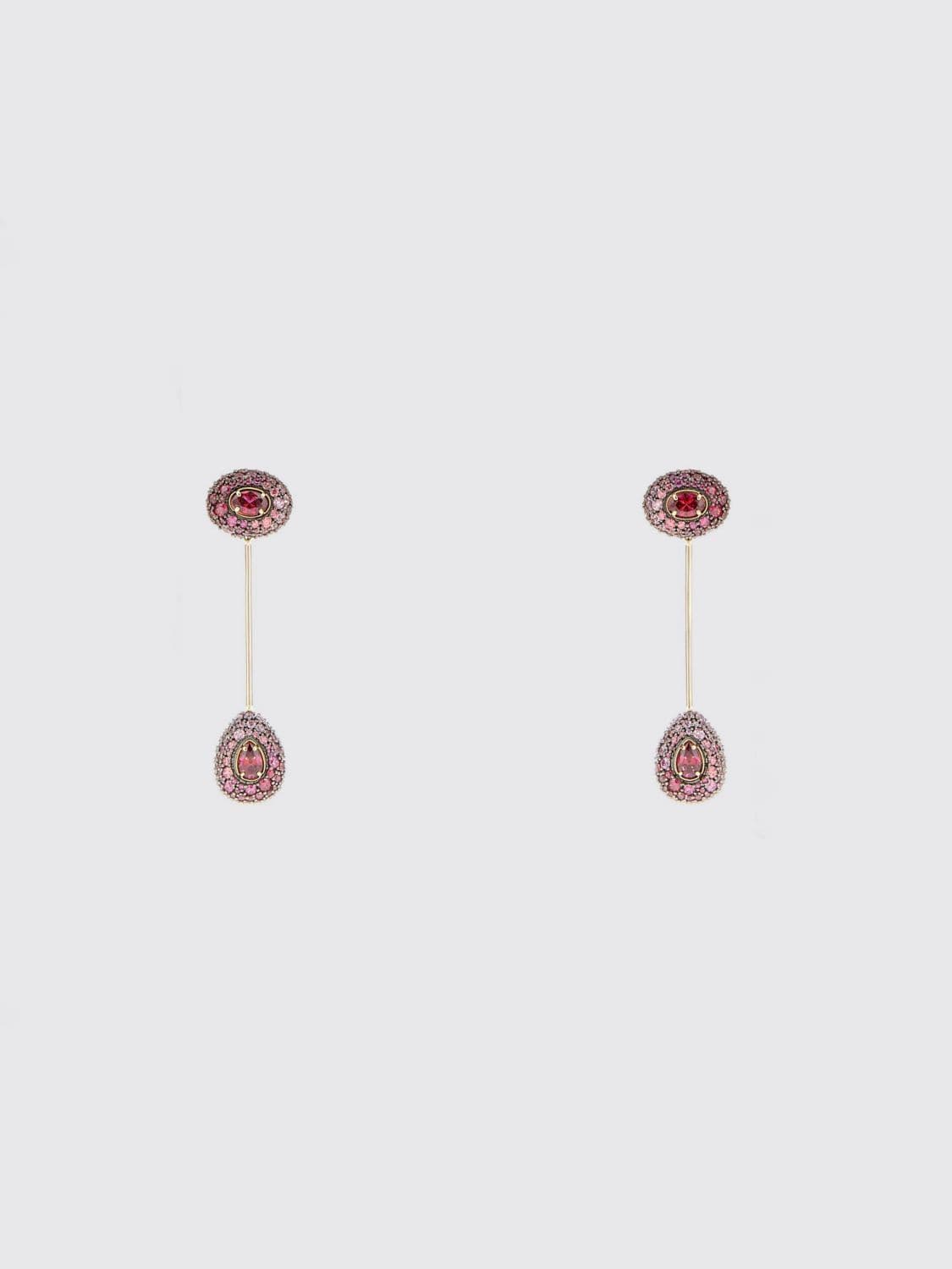 Swarovski Sublima Drop Earrings in 18k Gold-Plated Metal · OS