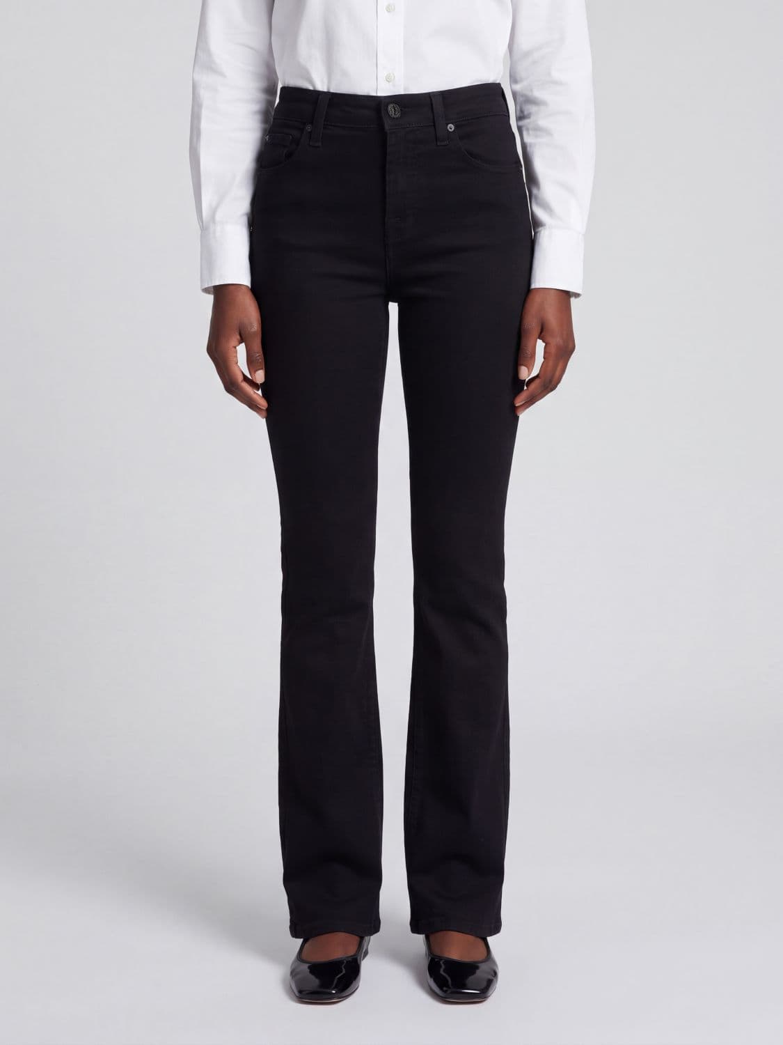 7 For All Mankind Jeans Woman color Black
