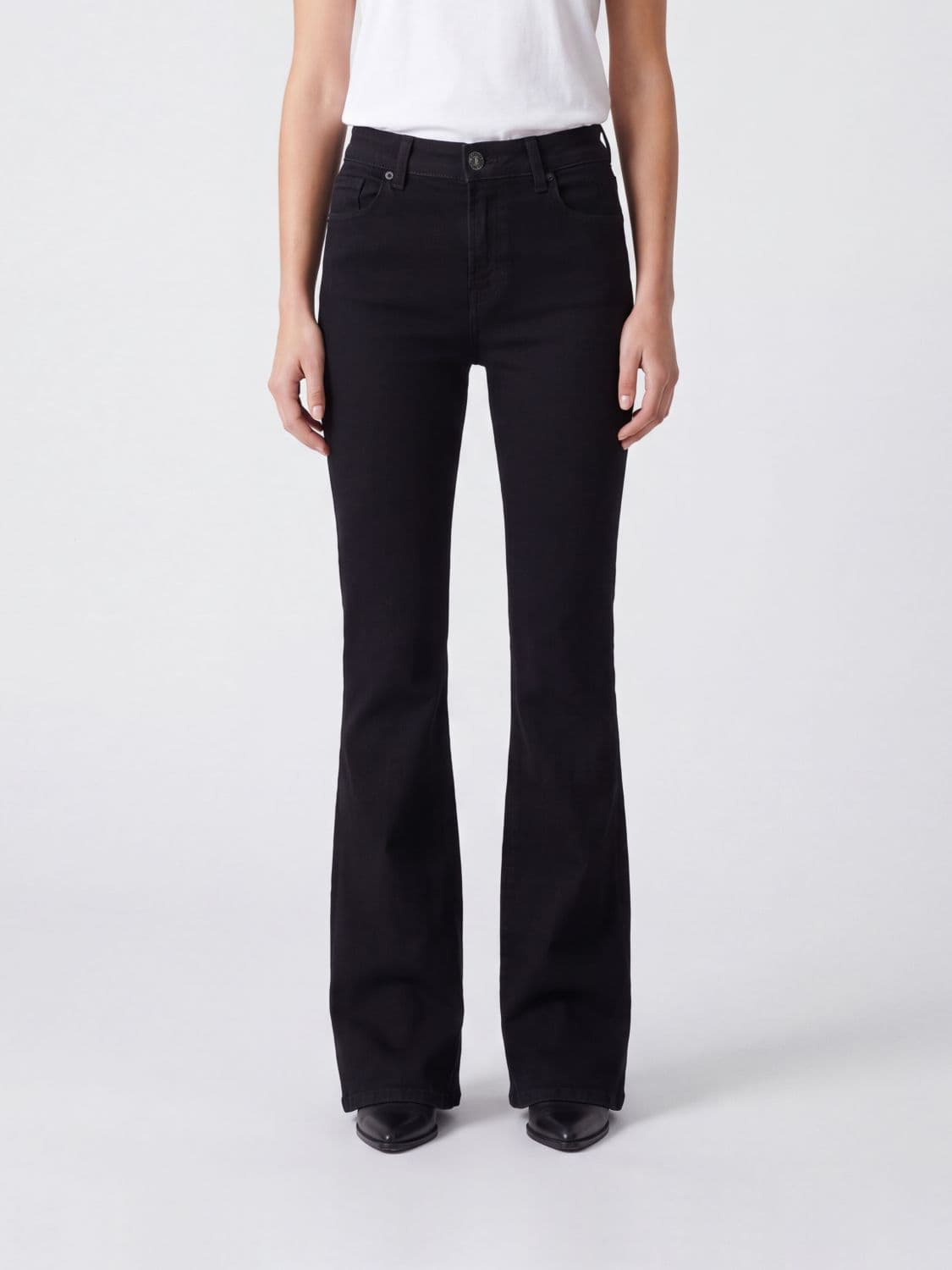 7 For All Mankind Jeans Woman color Black