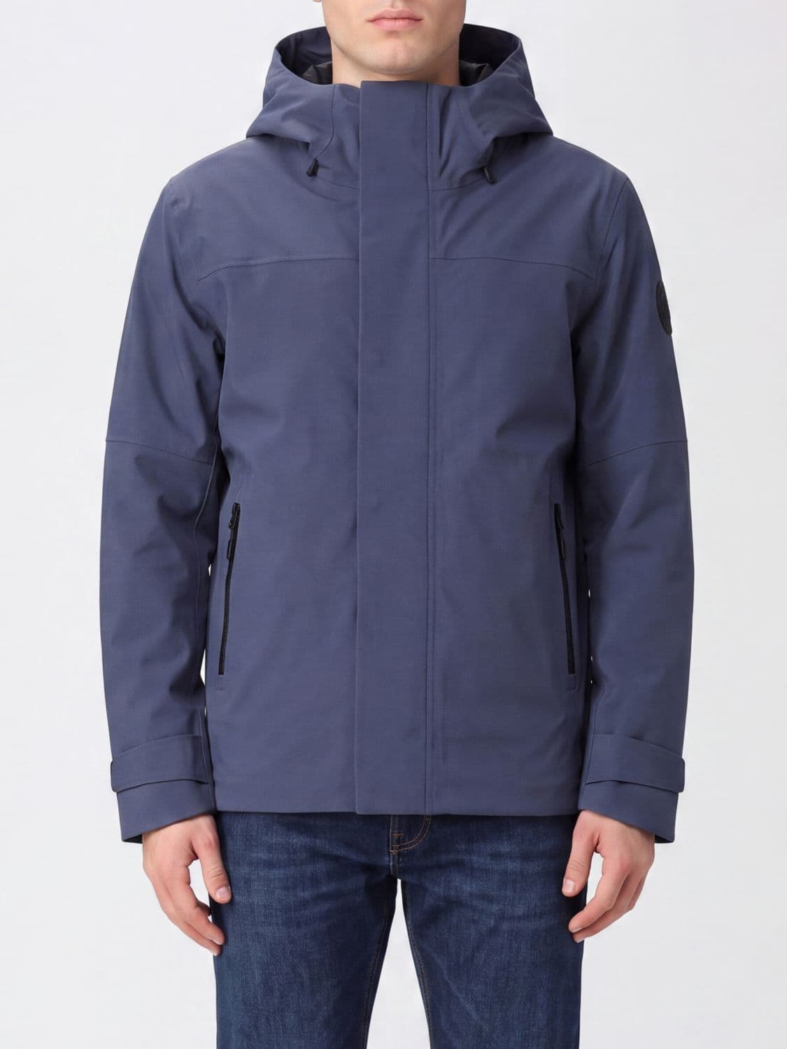 Canada Goose Jacket Men color Blue