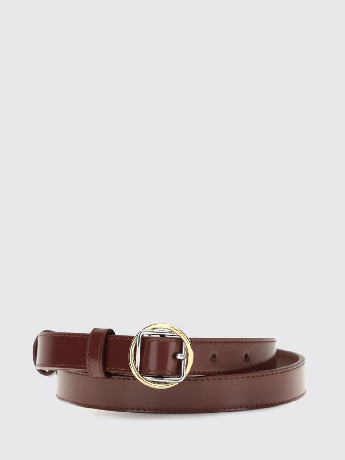 Jacquemus Le Salon Belt in Smooth Calfskin with Engraved Logo