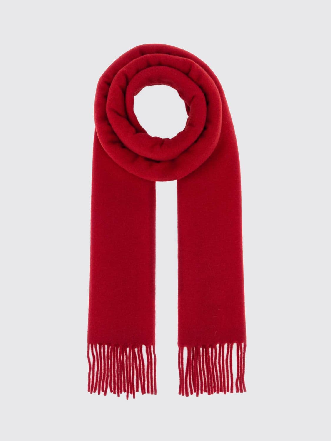 Ami Paris Scarf Men color Red