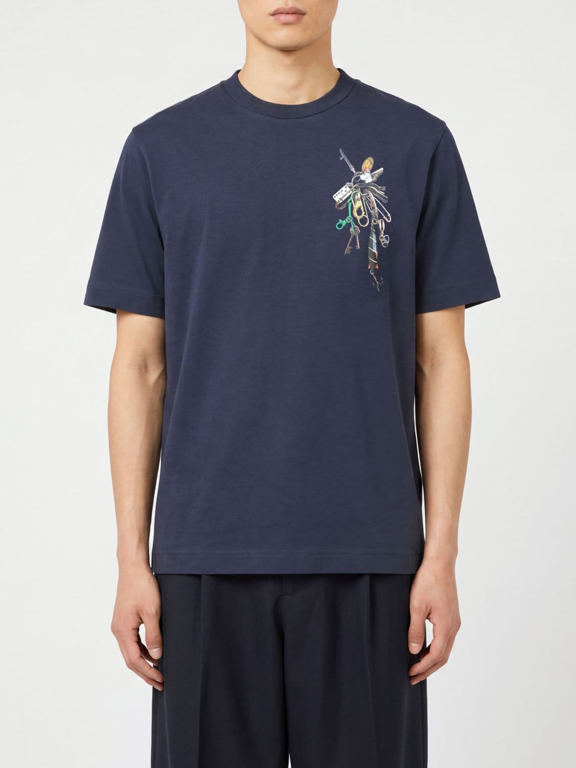 Barbour T-Shirt Men color Navy