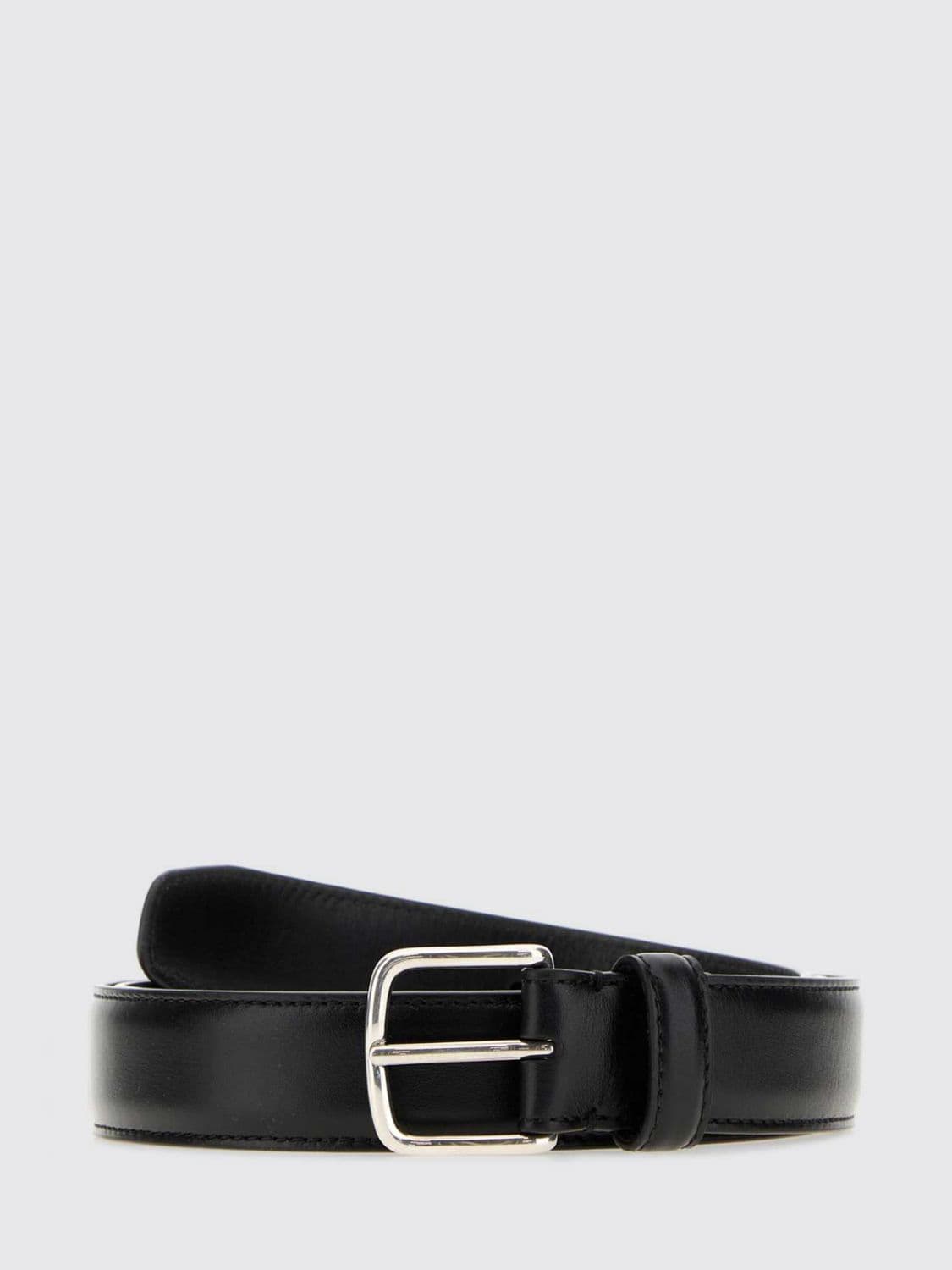 The Row Adjustable Belt in Smooth Cowhide with Pin Buckle