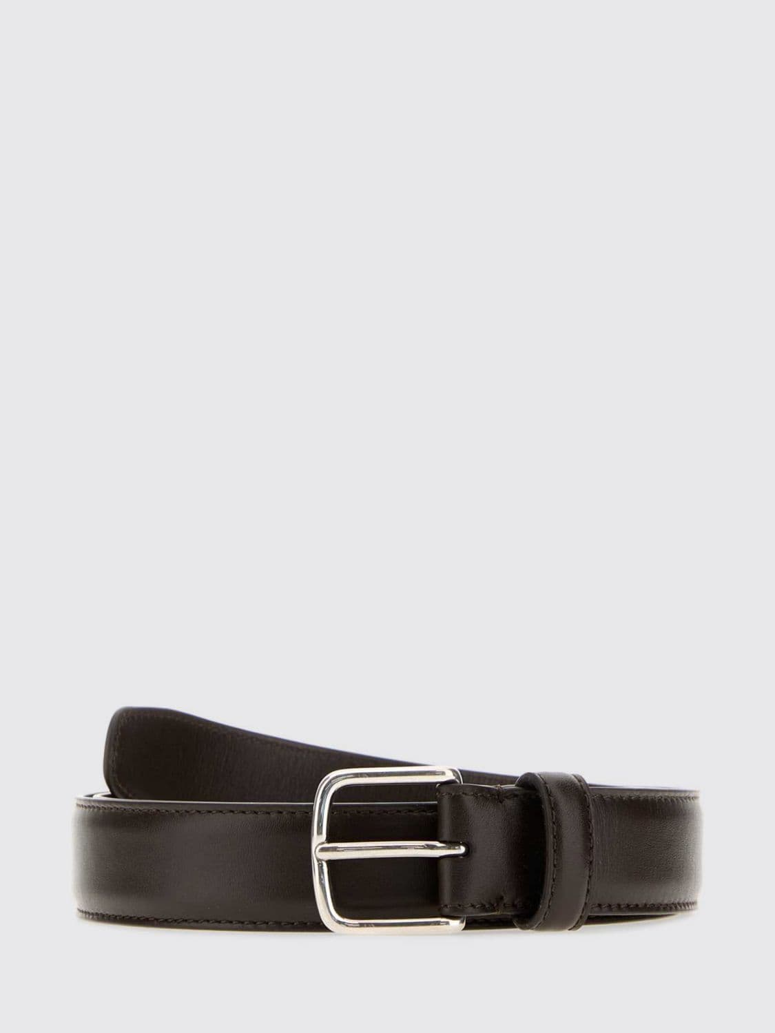 The Row Adjustable Belt in Smooth Cowhide with Pin Buckle