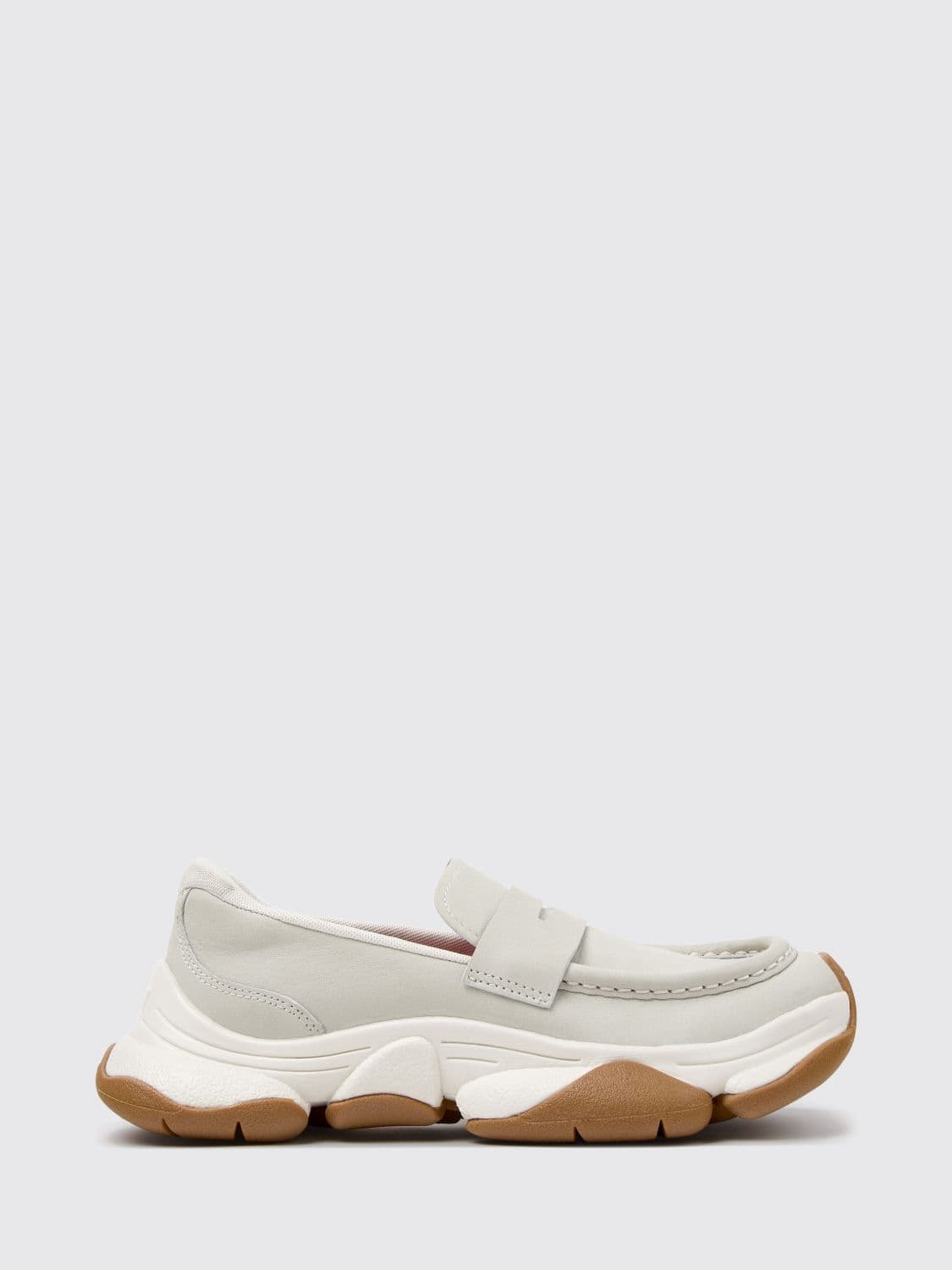 Camper Karst 2 Penny Loafers in Smooth Leather with a Recycled OrthoLite Insole