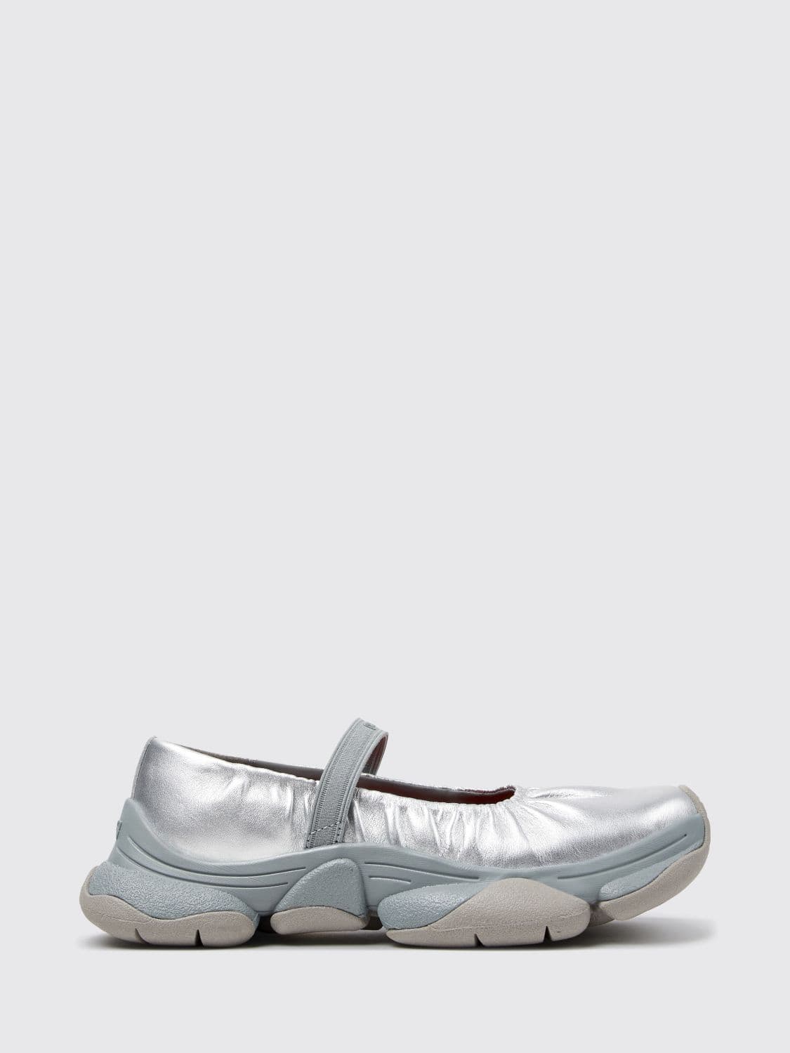 Camper Karst 2 Mary Jane Trainers in Calfskin Leather with Vibram Sole