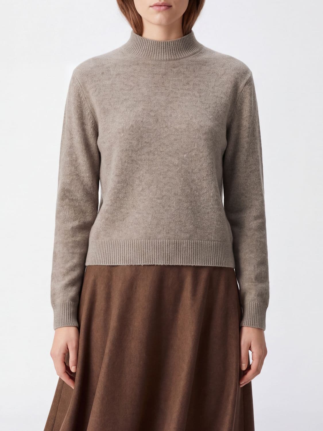 Jacquemus Long-Sleeved Pure Cashmere Roll Neck Jumper