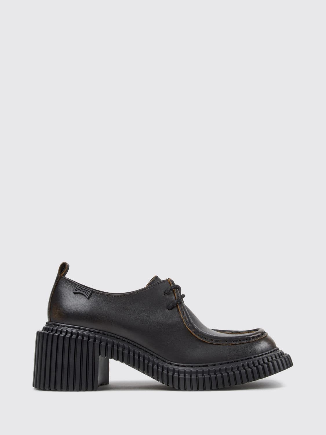 Camper Pix London Derby Shoes in Calfskin with a Chunky Extralight Sole