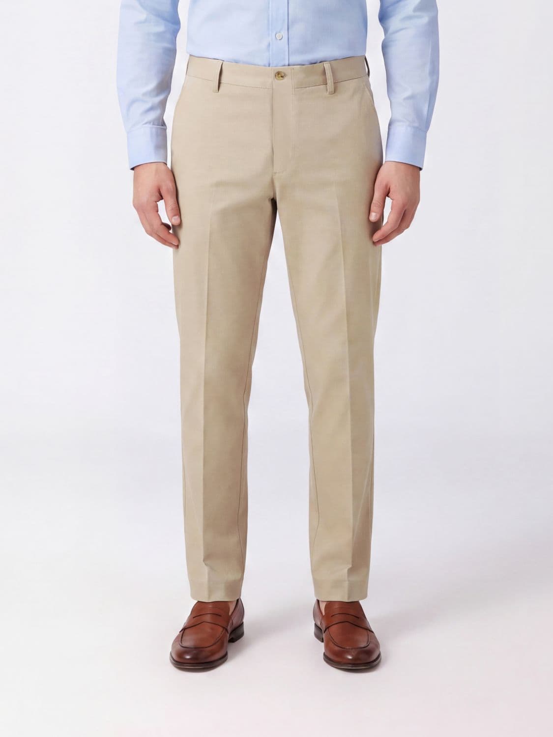 Lardini Slim Fit Stretch Cotton Chino Trousers