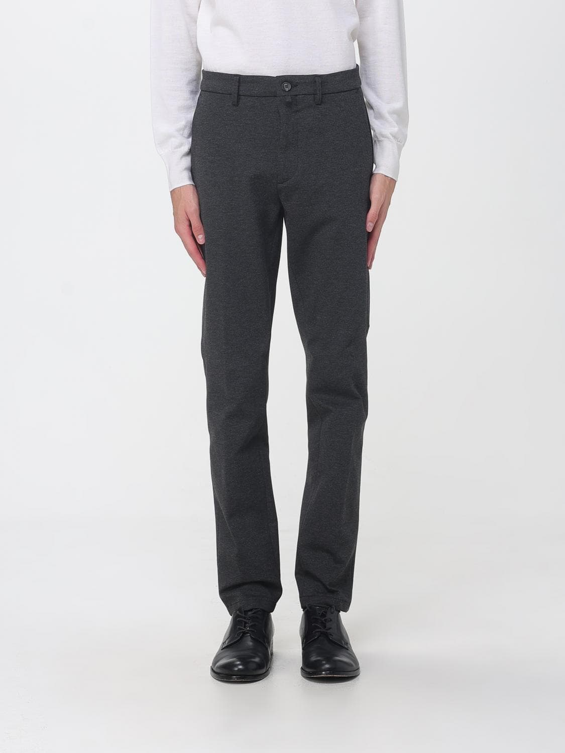 Siviglia Mid-Rise Slim Fit Technical Jersey Trousers with Pockets