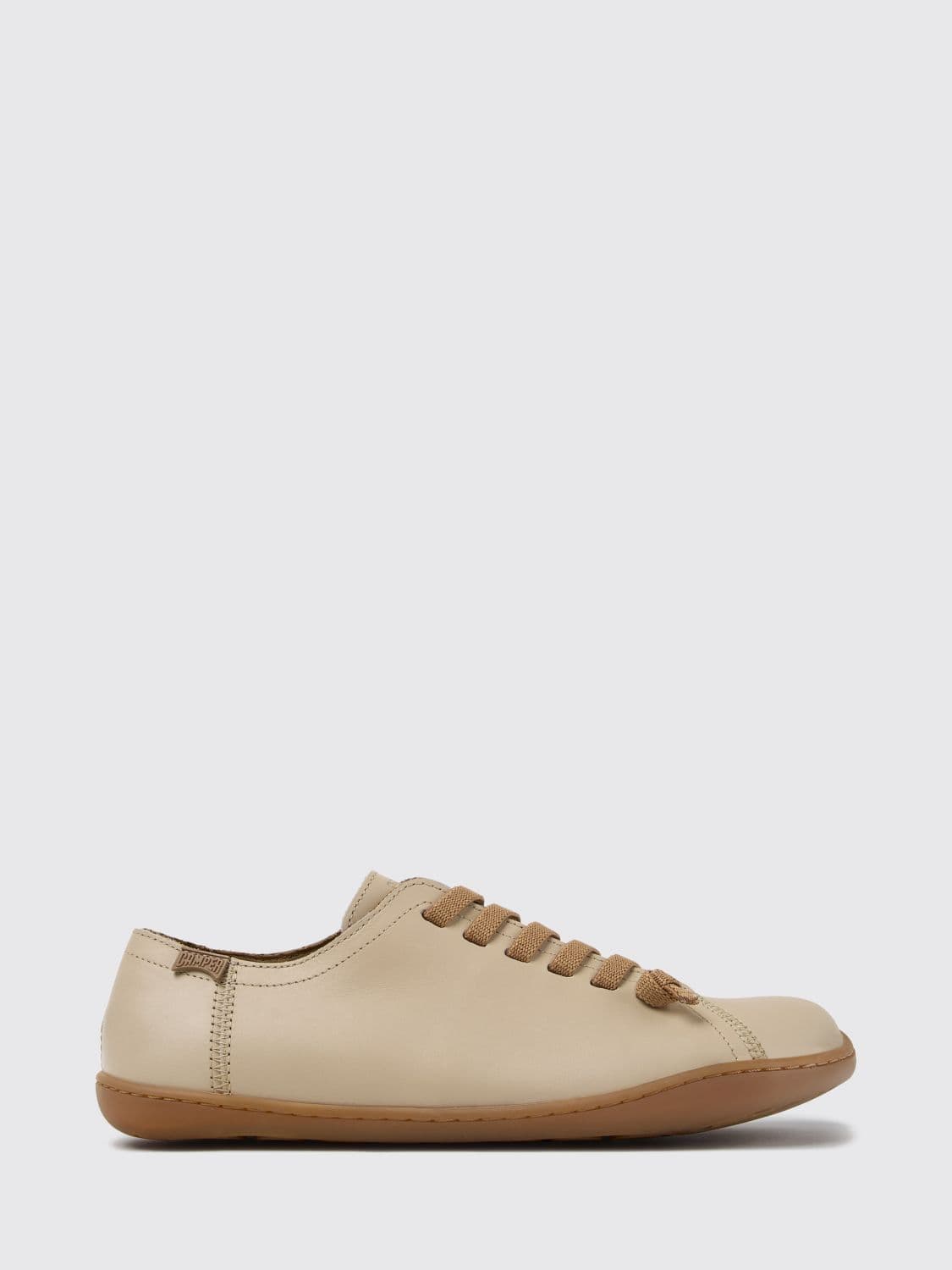 Camper Peu Leather Low Top Slip-On Sneakers with Elasticized Laces