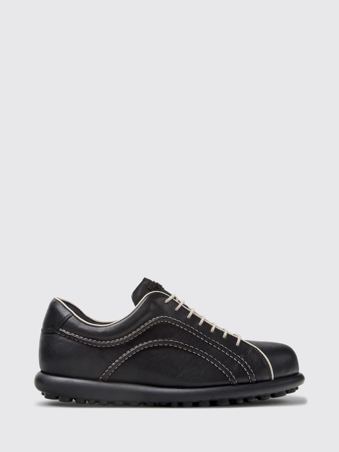 Camper Pelotas Low-Top Sneakers in Smooth Leather with Contrast Stitching