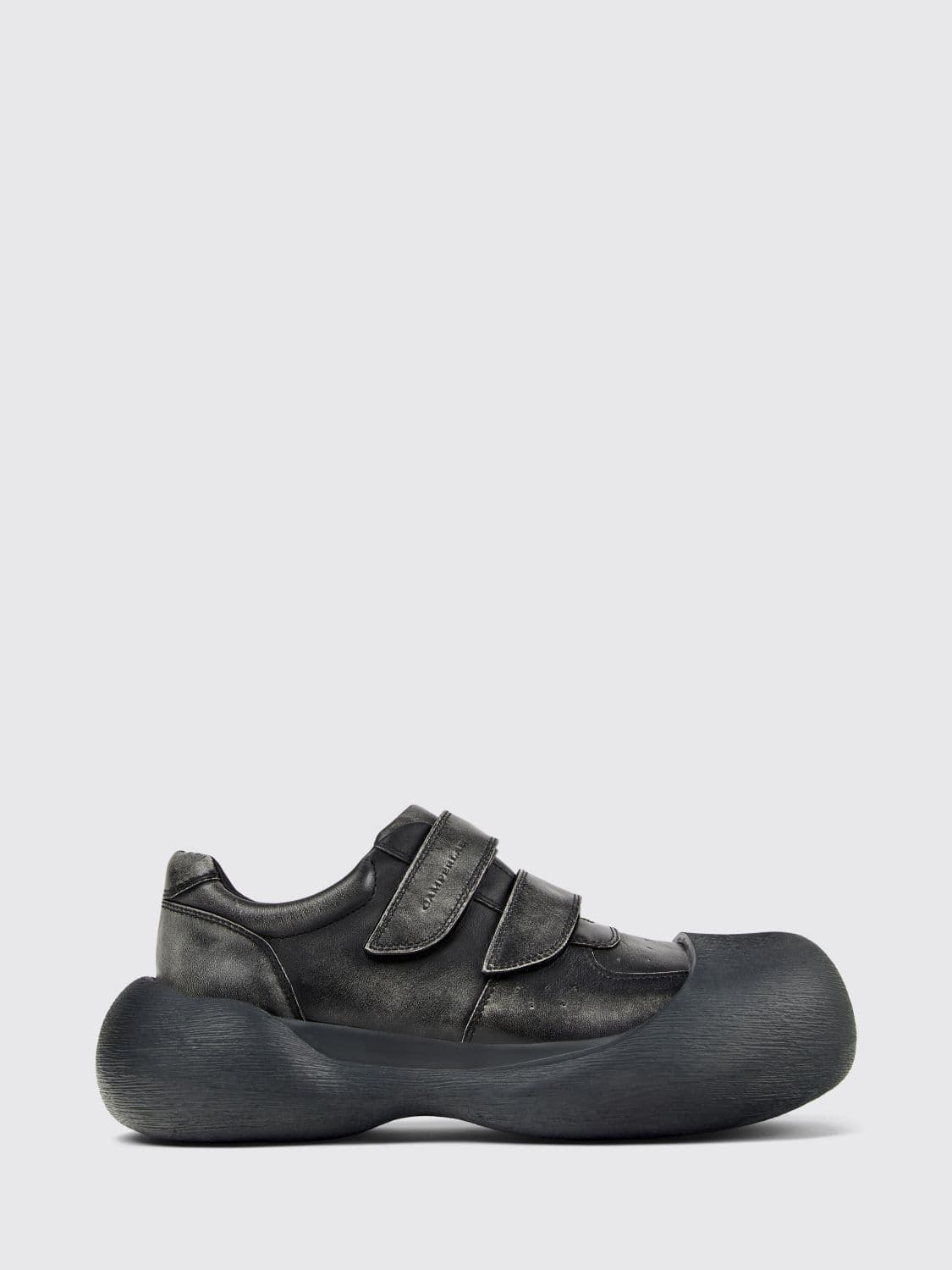 Camperlab Caramba Low-Top Sneakers in Leather with Hook-and-Loop Closure
