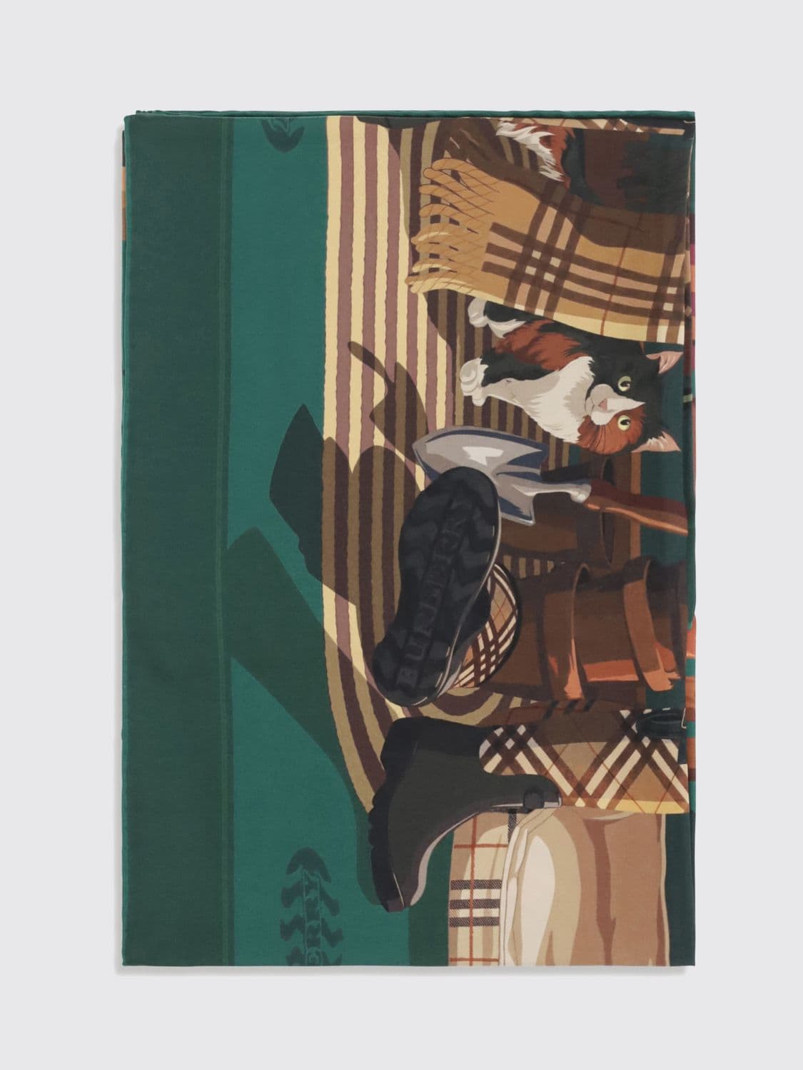 Burberry Scarf Woman color Green