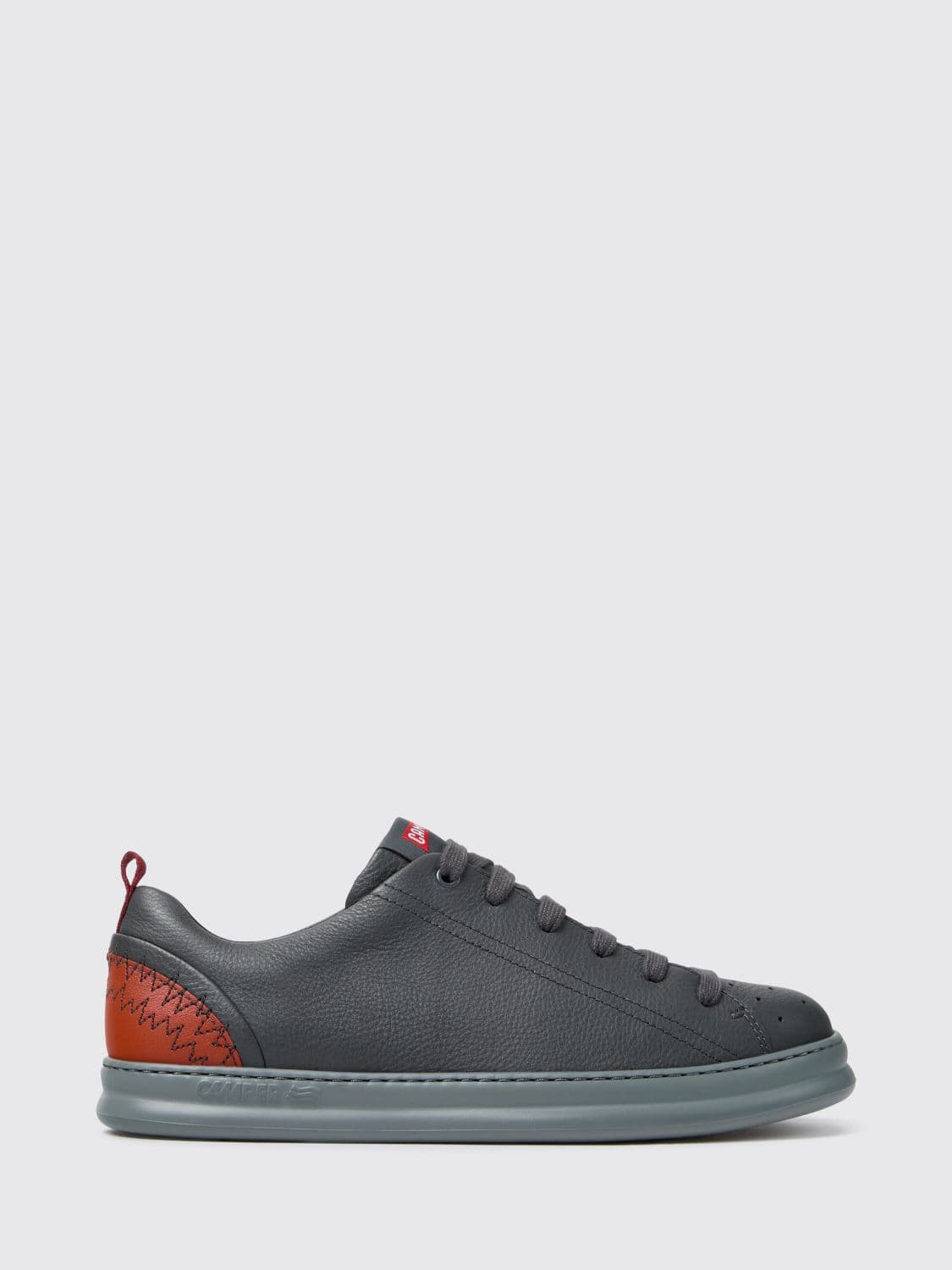 Camper Bicolor Twins Low-Top Sneakers in Leather with XL Extralight Sole