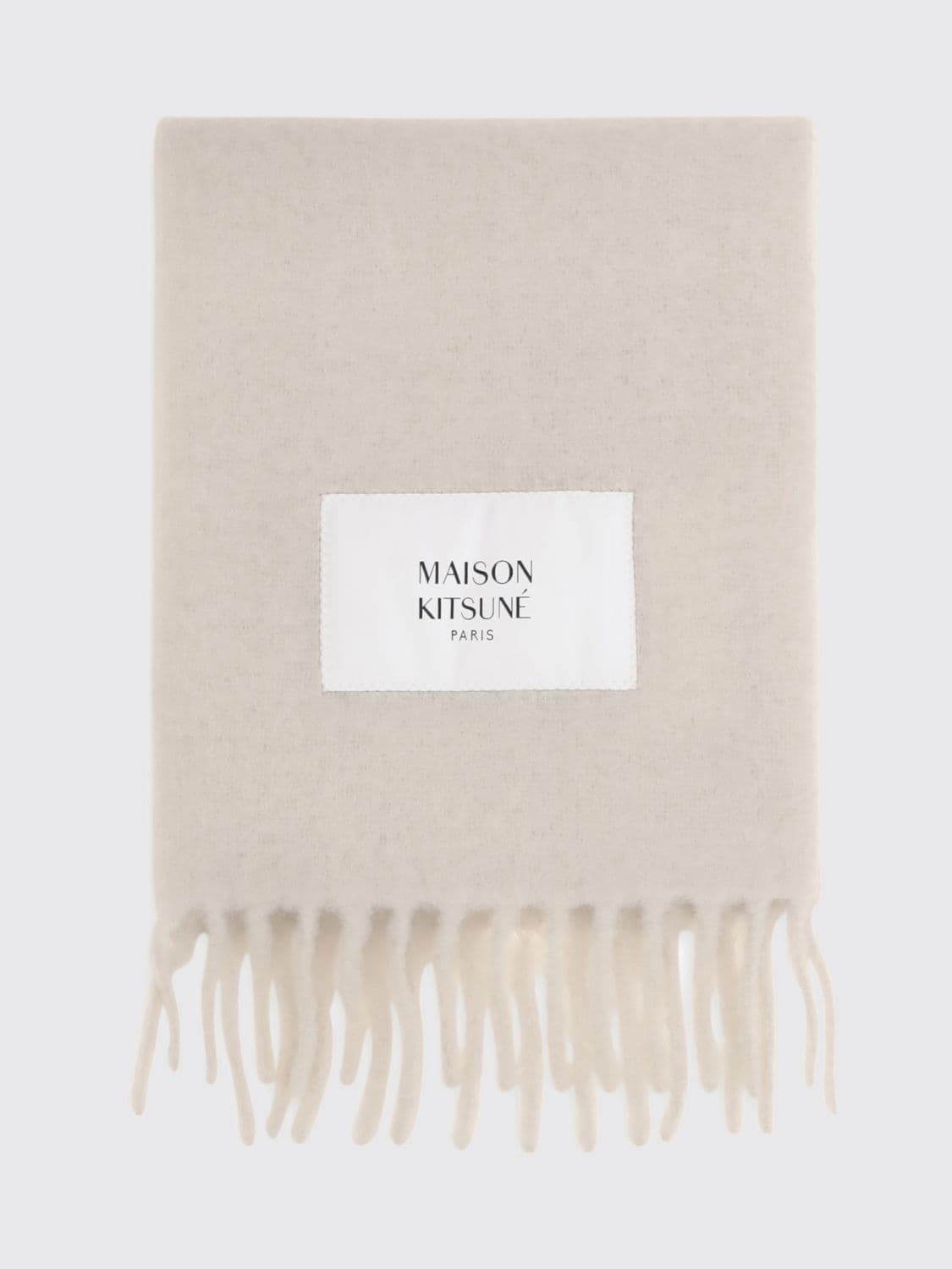Maison Kitsuné Scarf Men color Beige