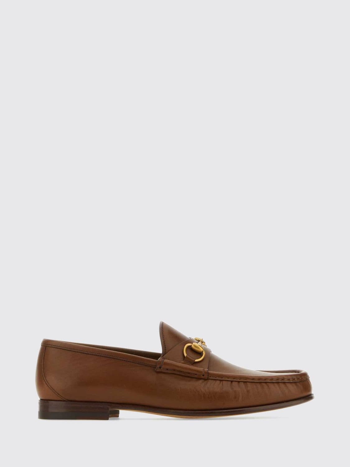 Gucci Horsebit 1953 Smooth Leather Loafers with Gold-Tone Hardware