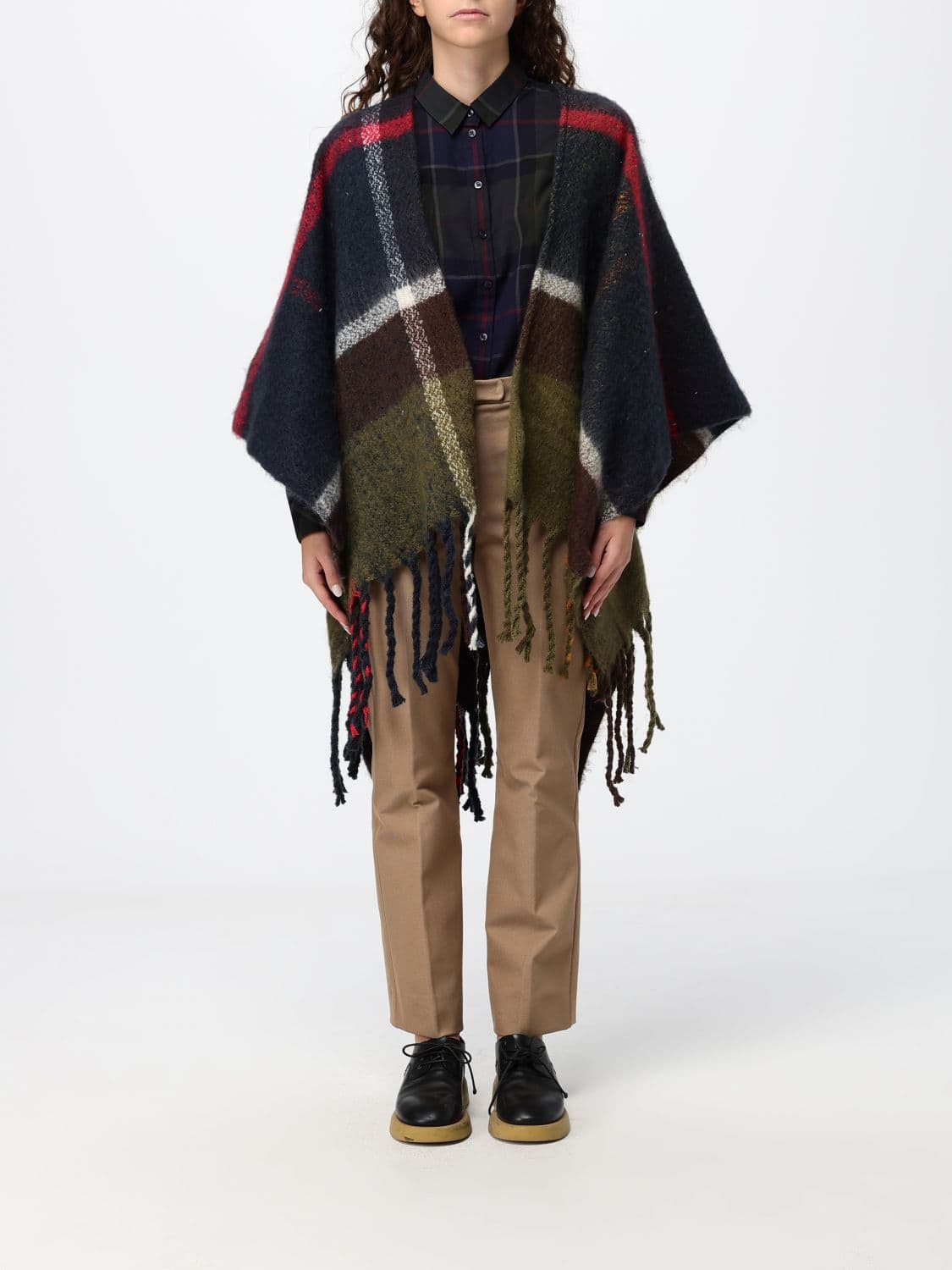 Barbour Cape Woman color Green