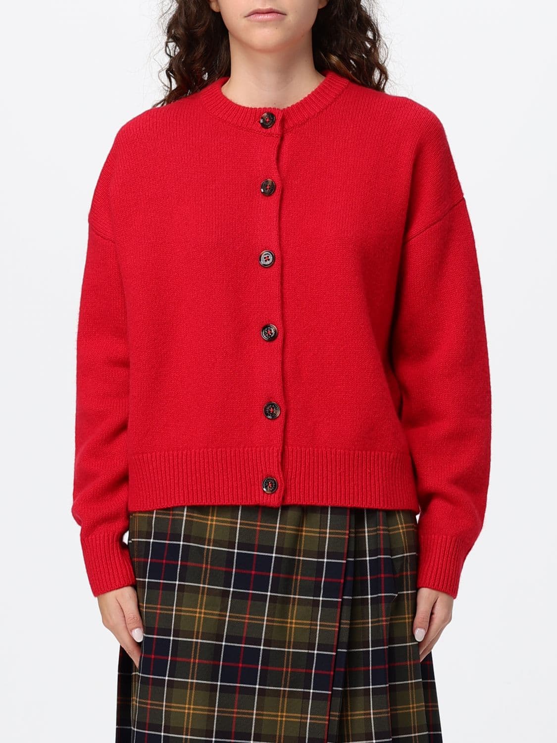 Barbour Sweater Woman color Red