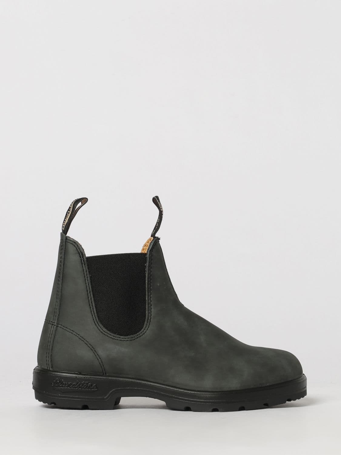 Blundstone 587 Aged-Effect Leather Chelsea Boots with Low Heel