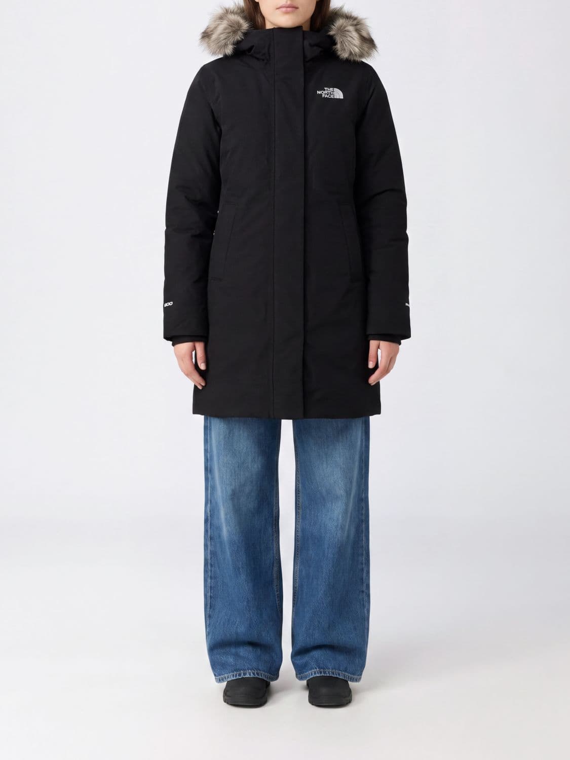 The North Face Arctic Waterproof Parka with Shearling Hood and DryVent Technology