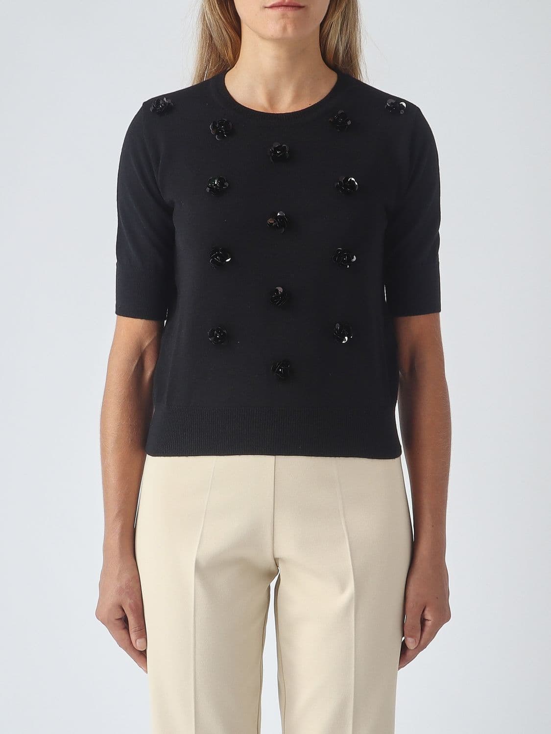 Meimeij Sweater Woman color Black