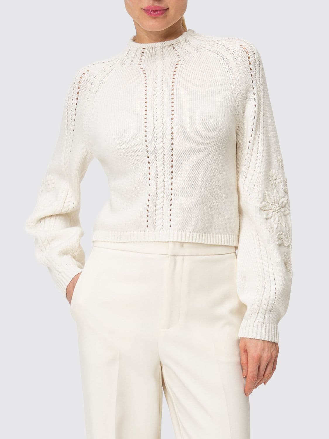 Twinset Sweater Woman color Pearl