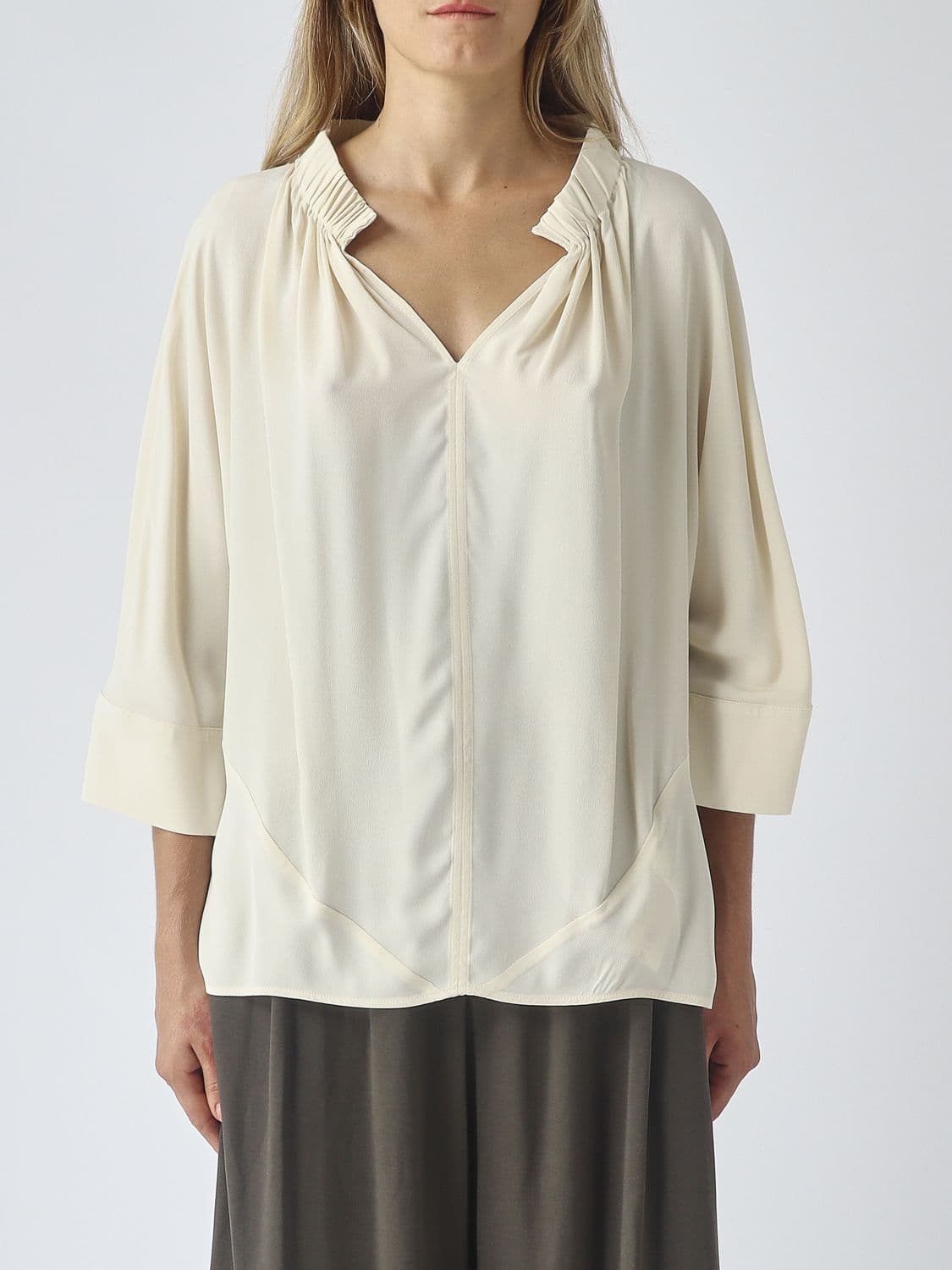 Meimeij Top Woman color White