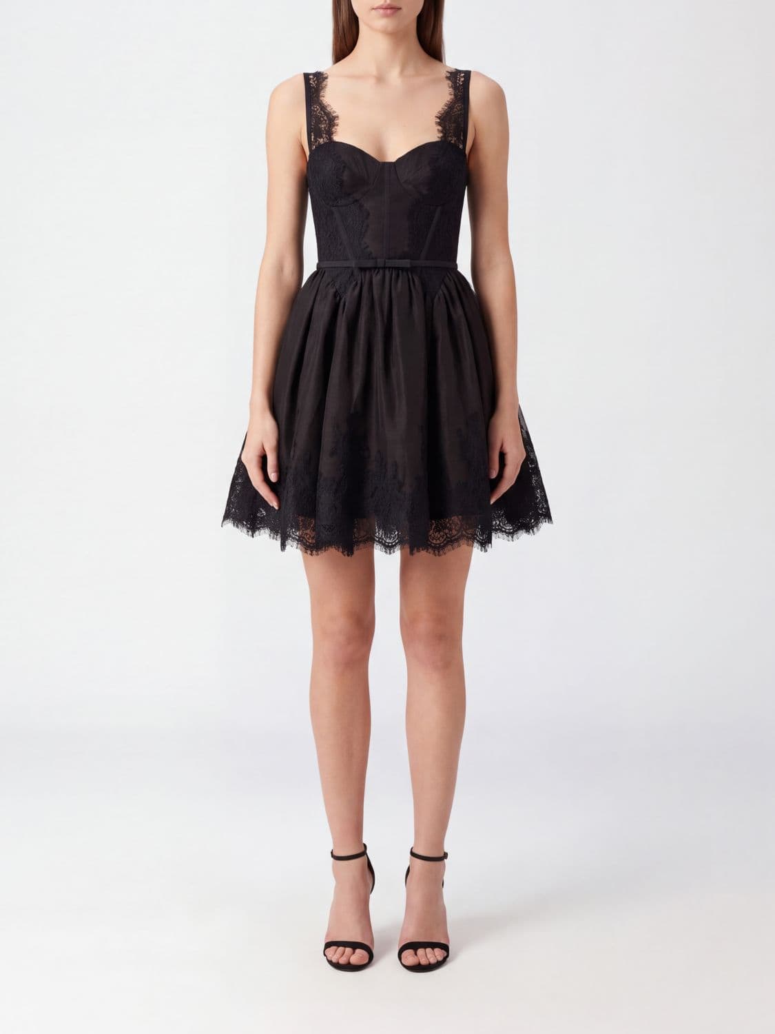 Zimmermann Off-the-Shoulder Linen and Silk Bustier Mini Dress