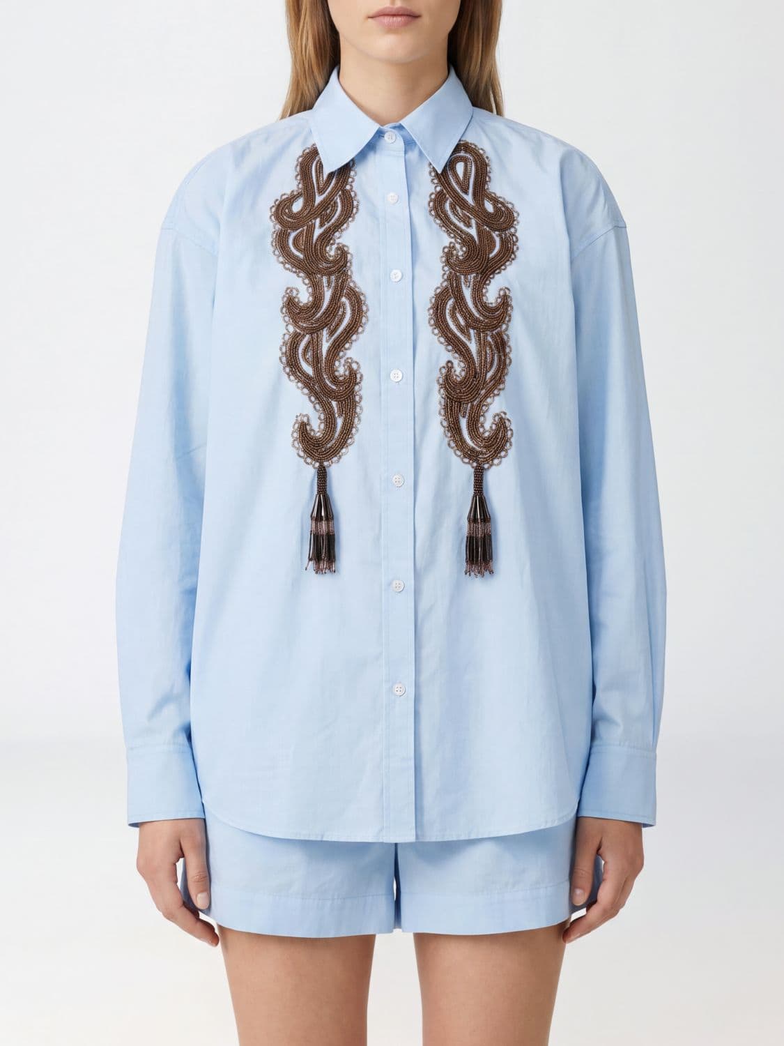 La Doublej Shirt Woman color Blue