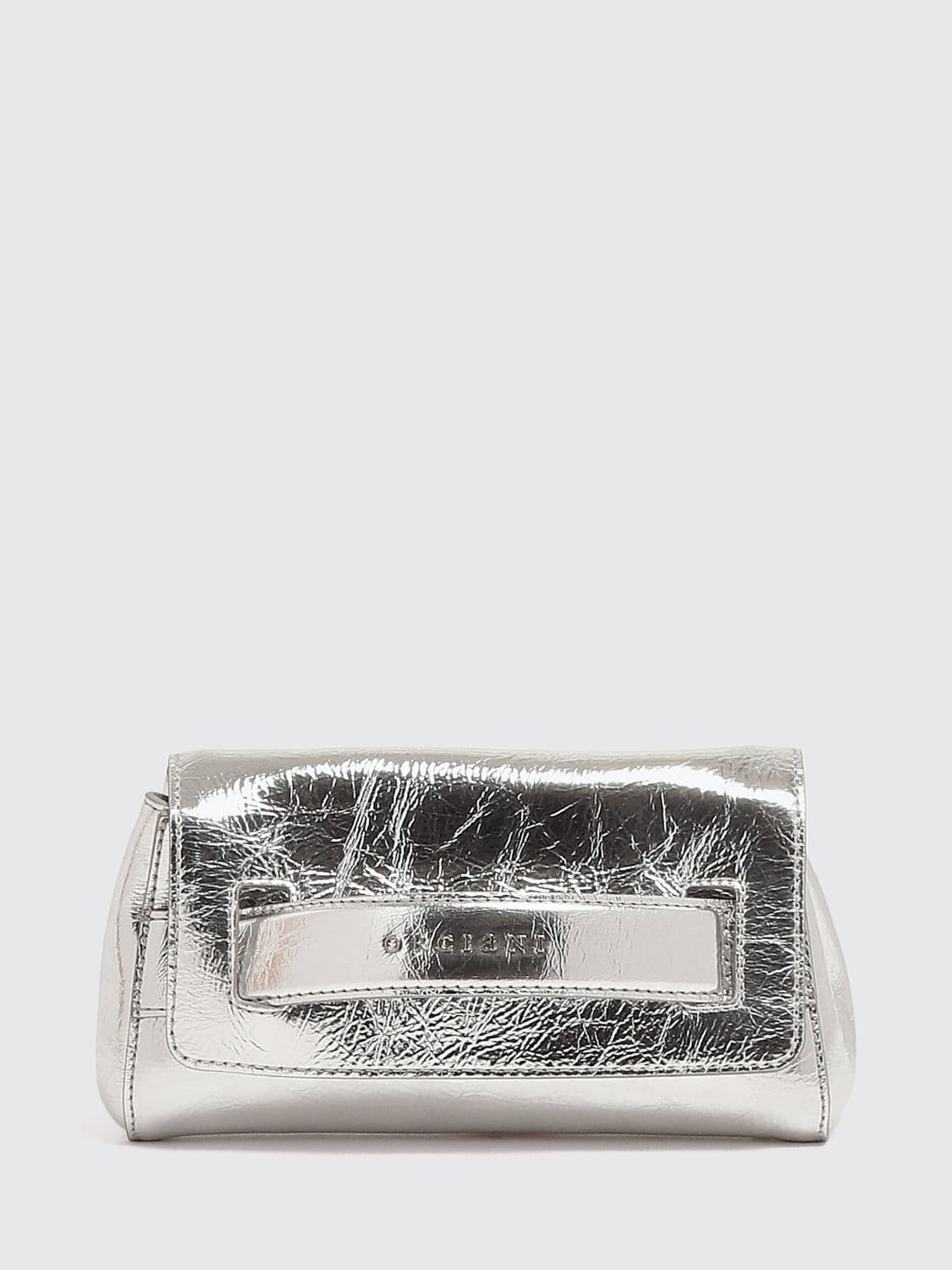 Orciani Clutch Woman color Silver