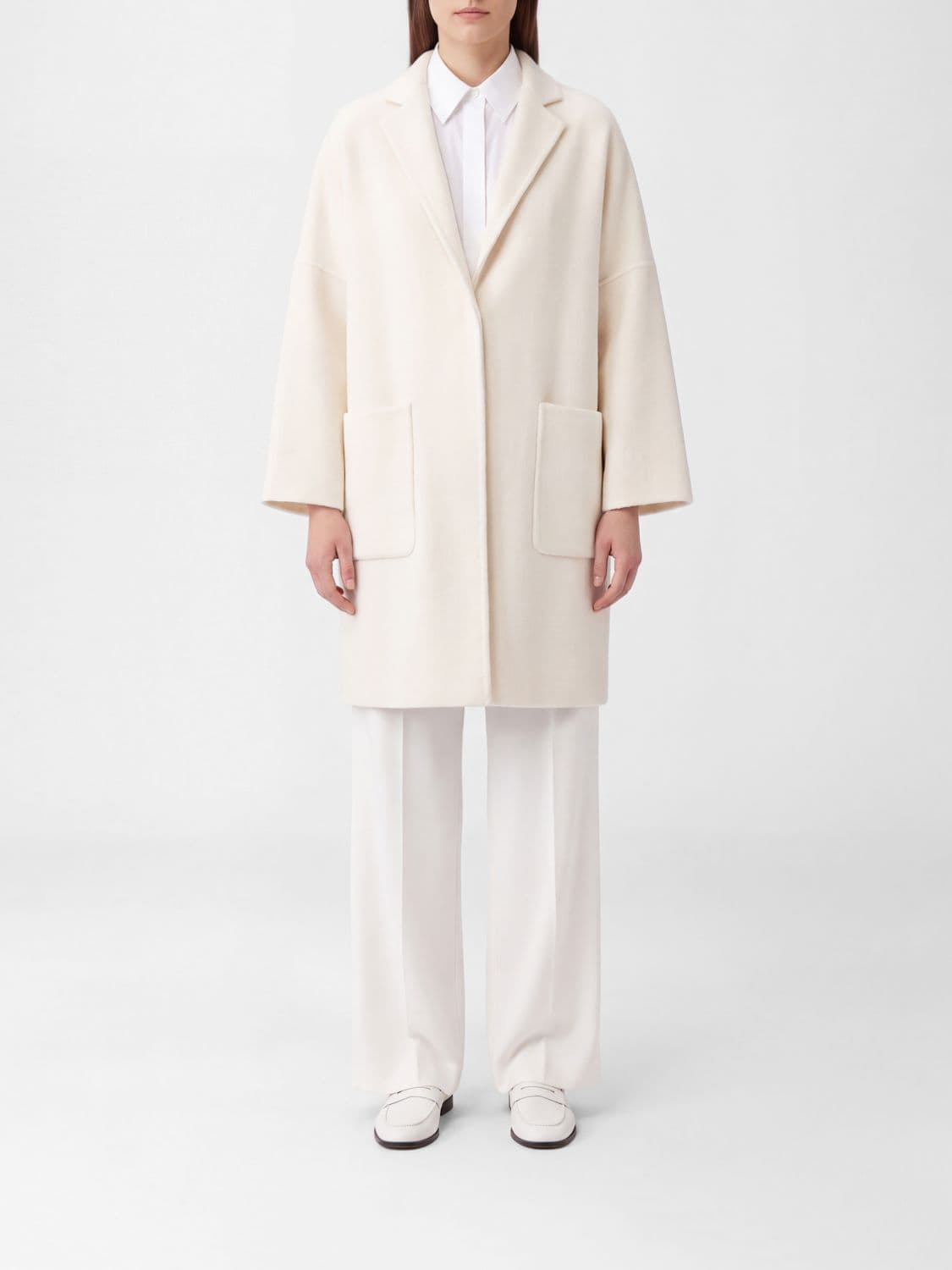 Semicouture Coat Woman color Nude