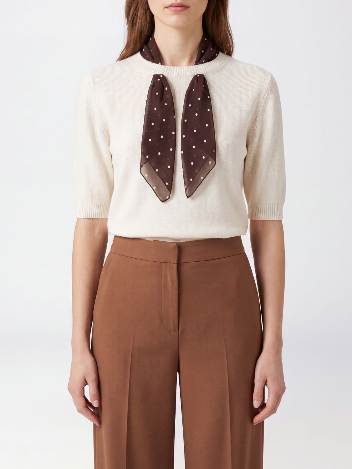 Semicouture Sweater Woman color Nude