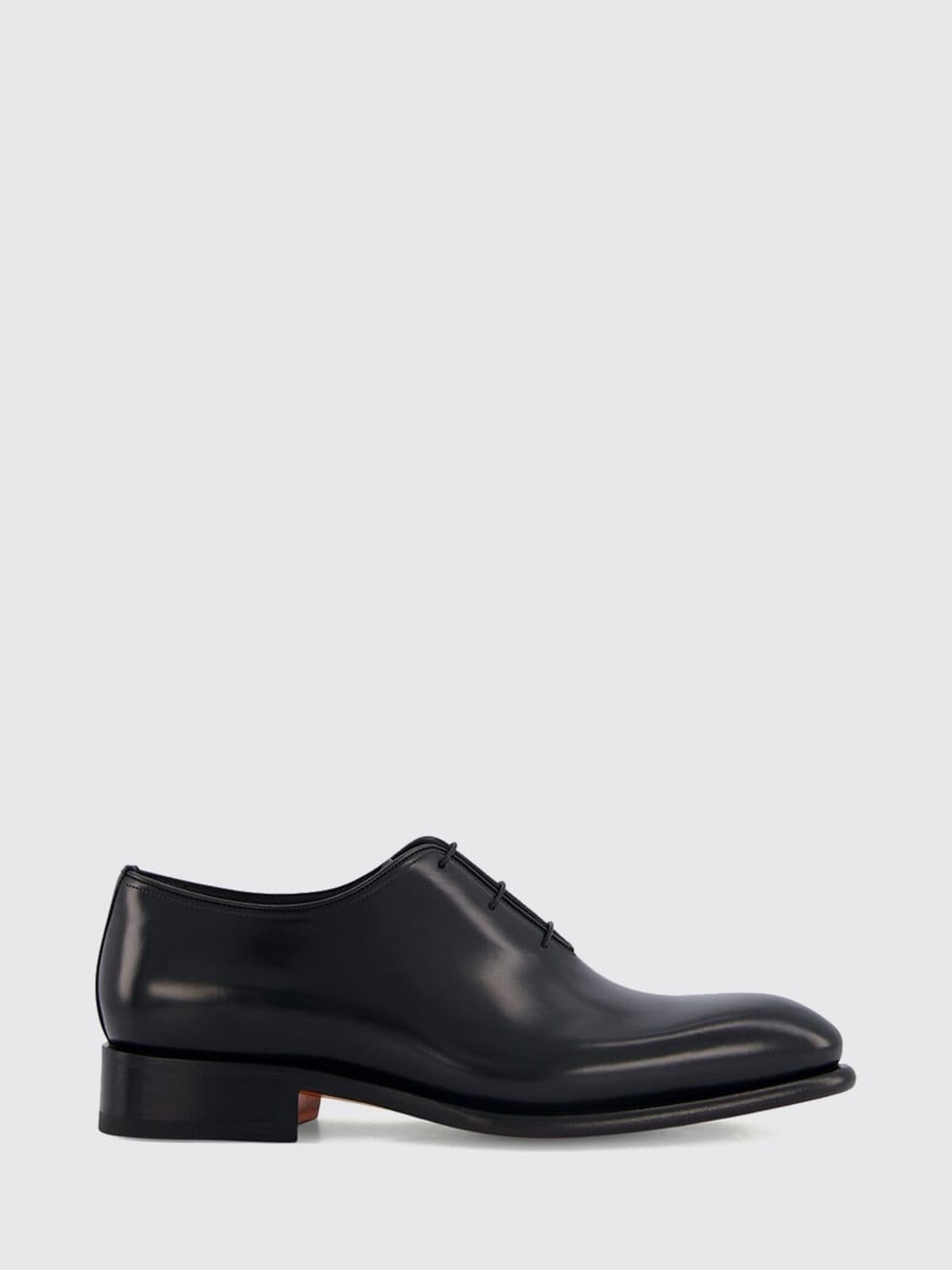 Santoni Sustainable Smooth Calfskin Oxford Shoes