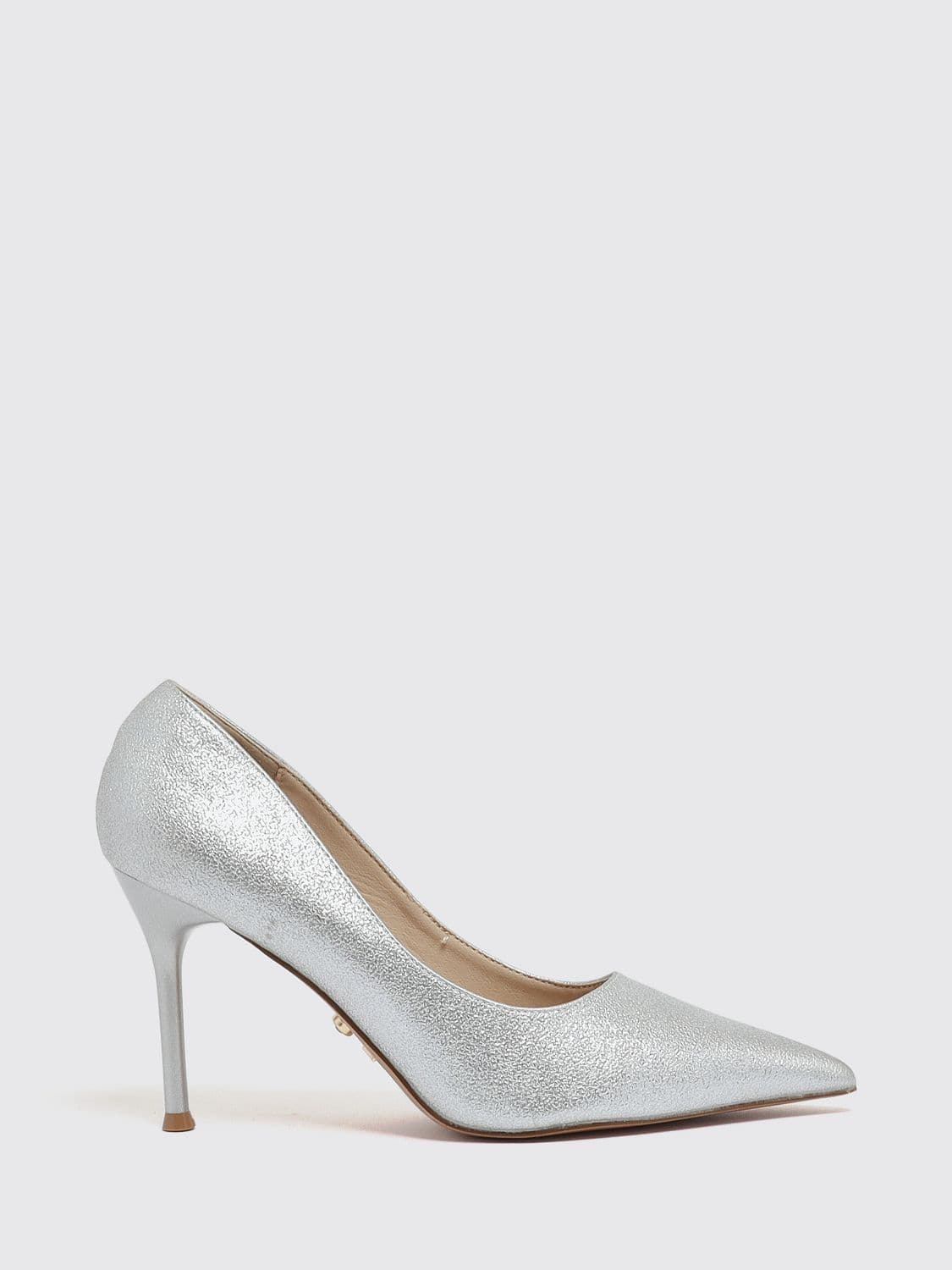 Twenty Fourhaitch Faux Leather Stiletto Pumps with Almond Toe