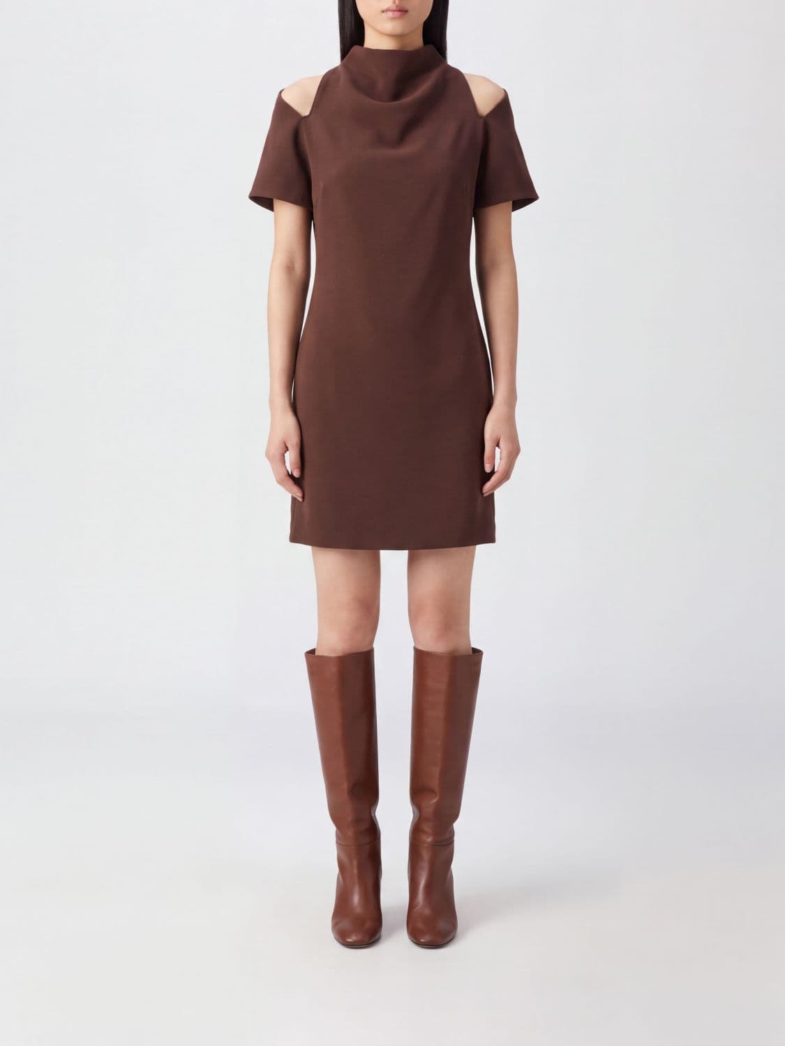 Federica Tosi Dress Woman color Brown