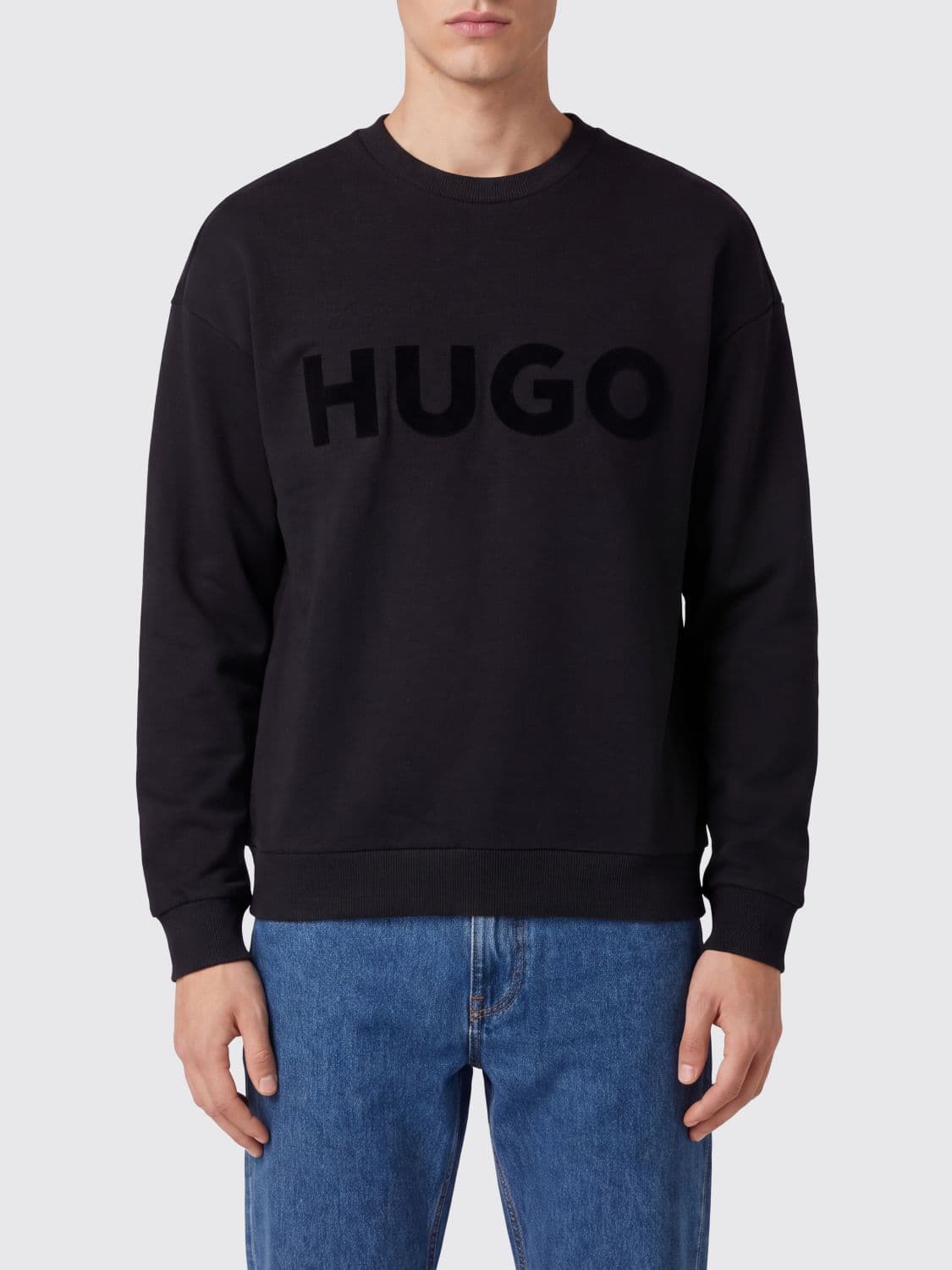 Hugo Sweatshirt Men color Black