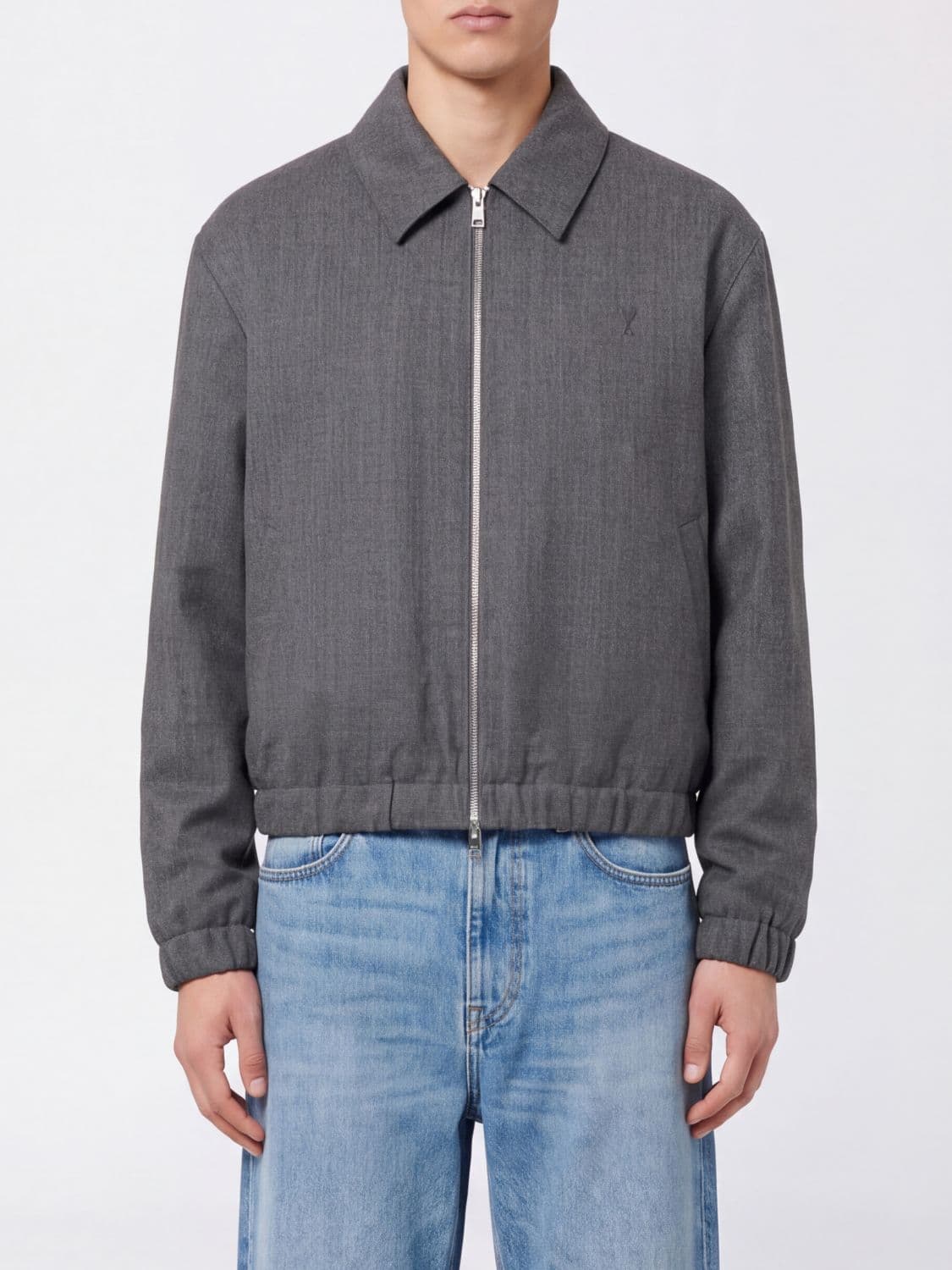 Ami Paris Jacket Men color Grey