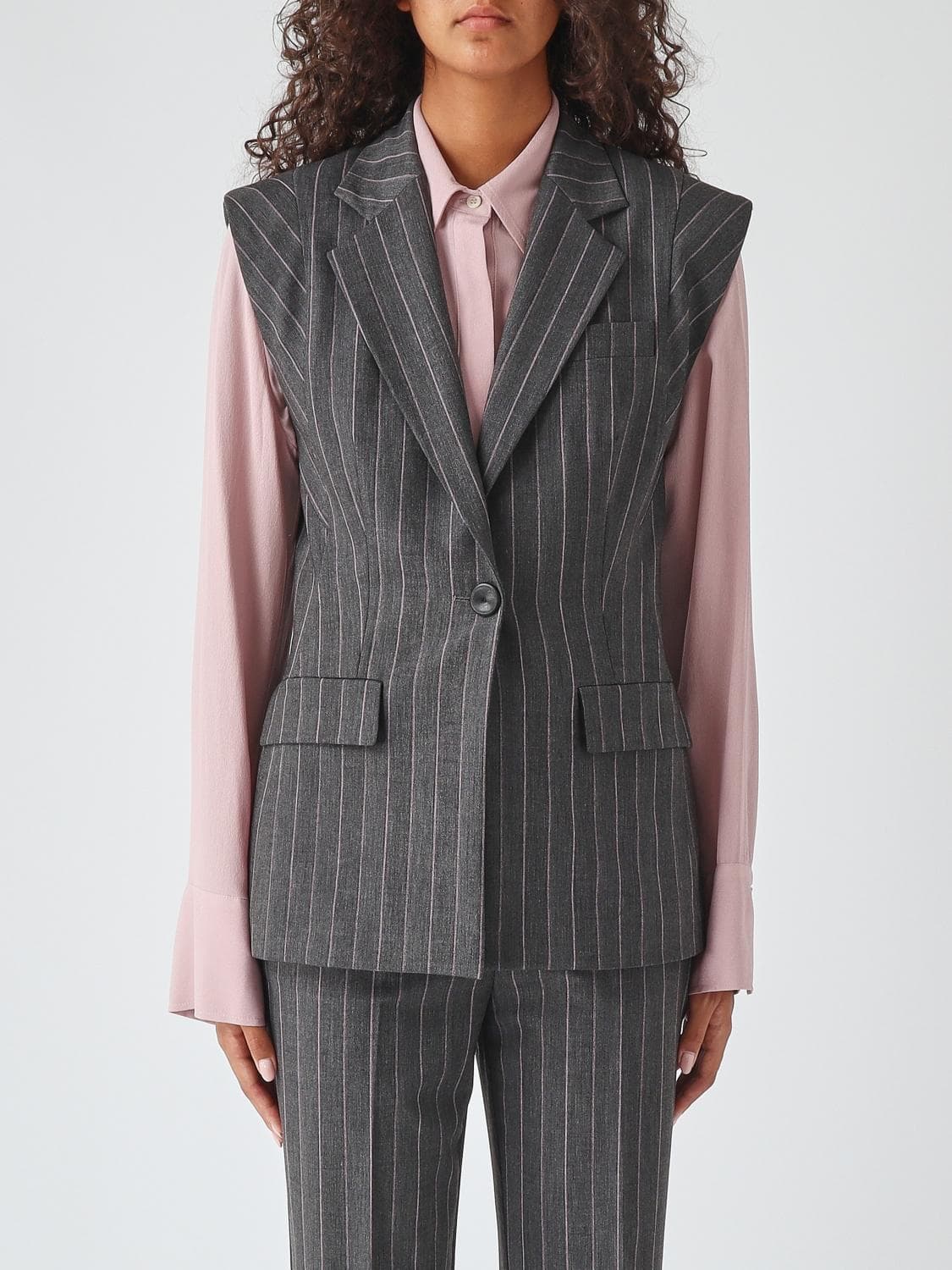 Pinko Blazer Woman color Grey