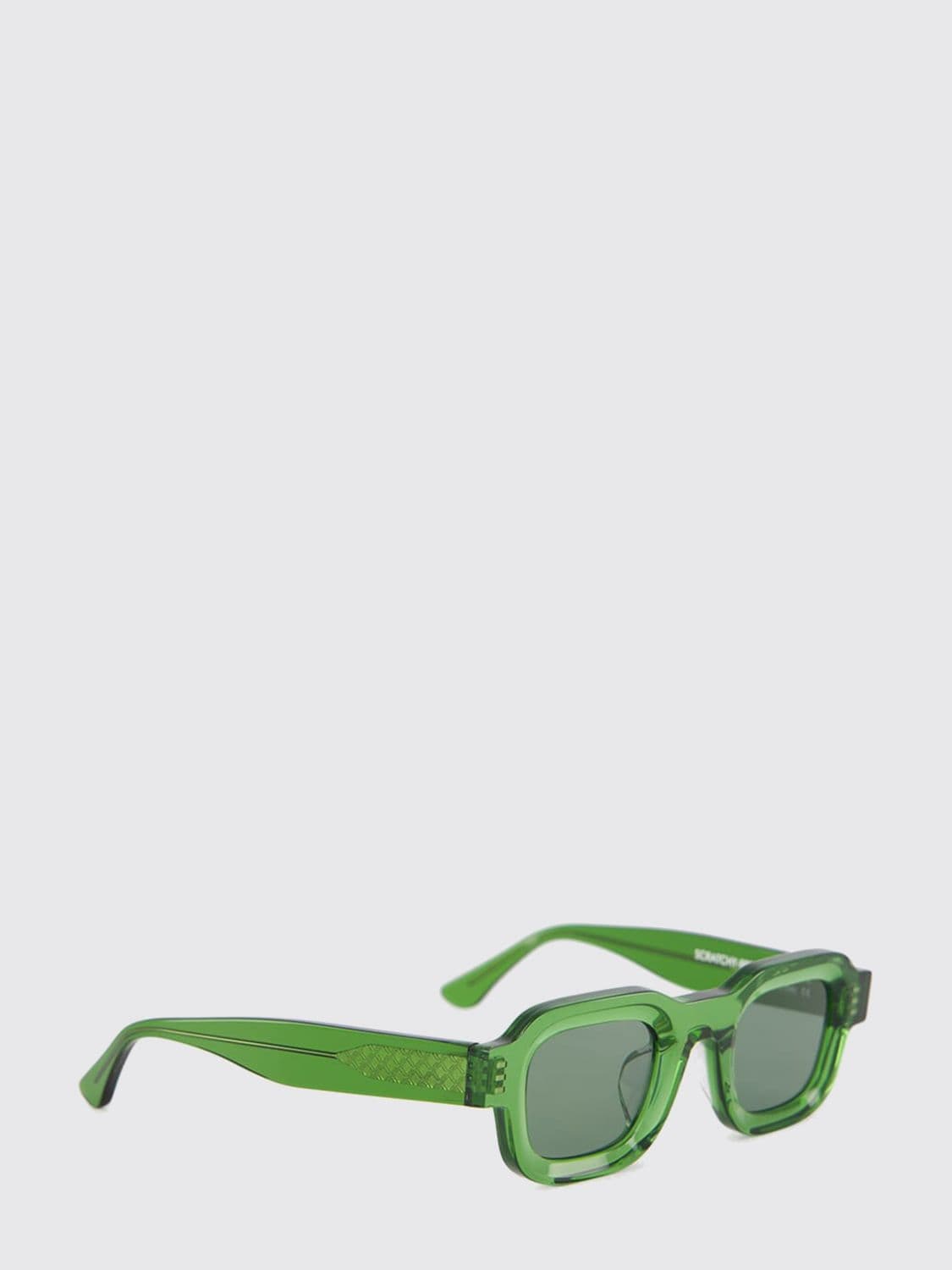 Thierry Lasry Scratchy Rectangular Acetate Sunglasses with Coloured Lenses