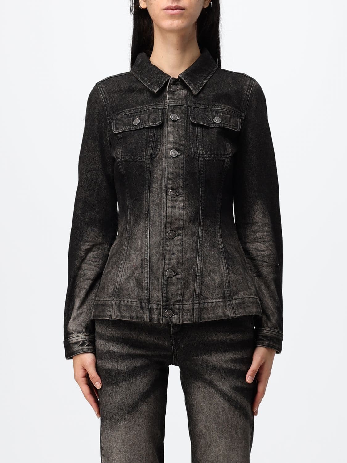 Diesel Jacket Woman color Black