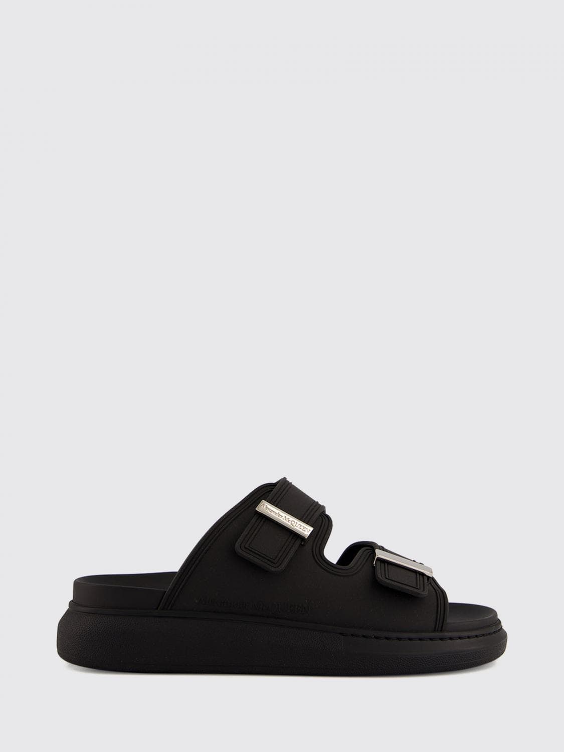 Mcqueen Sandals Men color Black