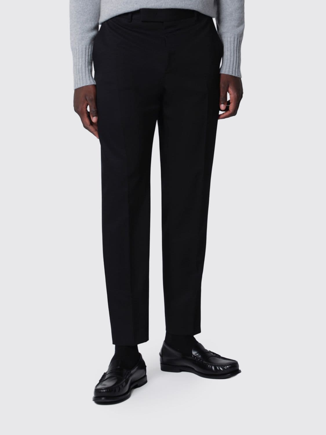 Pt Torino Straight-Leg Tailored Trousers in Pure Virgin Wool