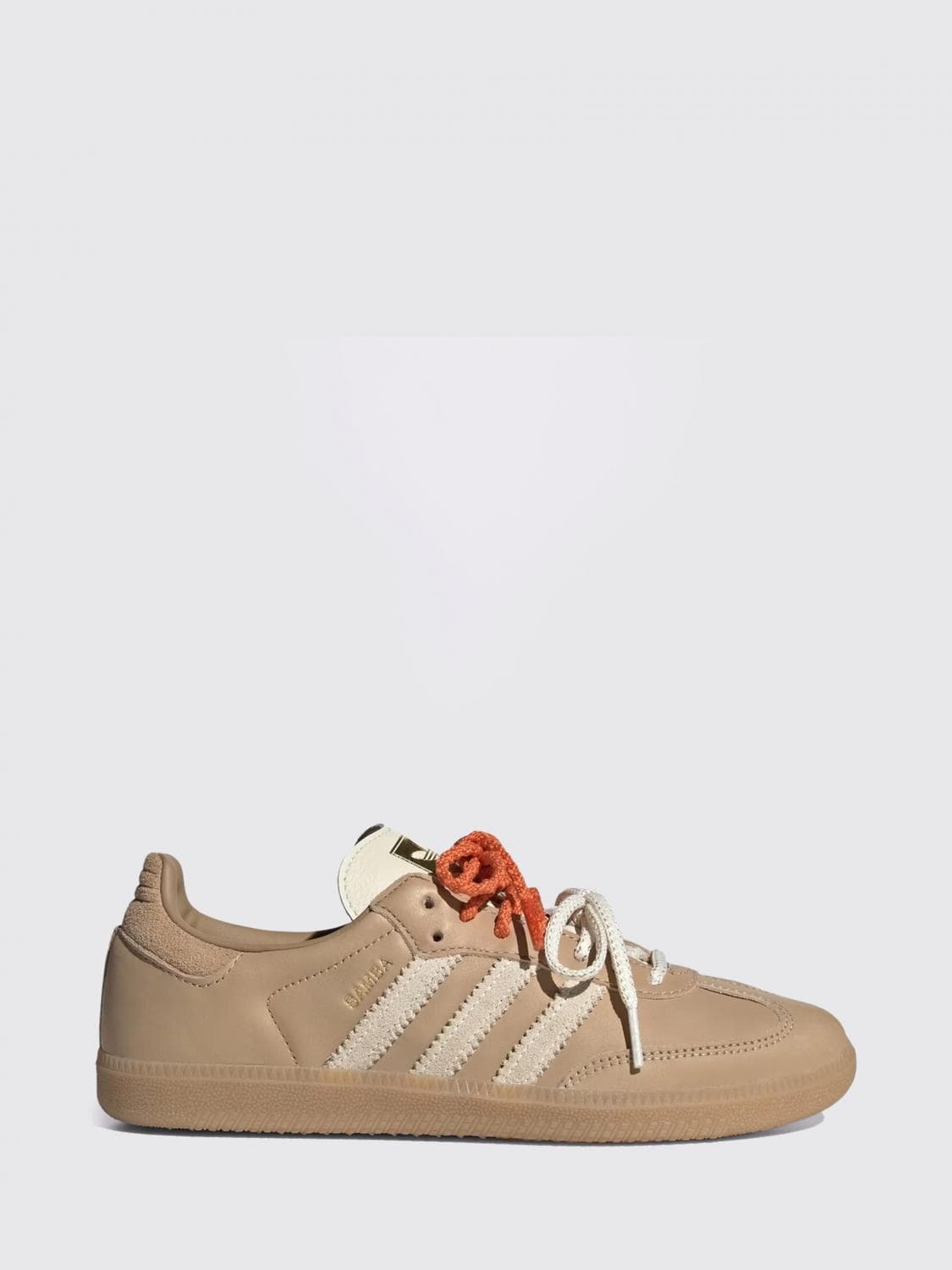 Adidas Originals Samba OG Smooth Leather Trainers with Contrast 3-Stripes Logo